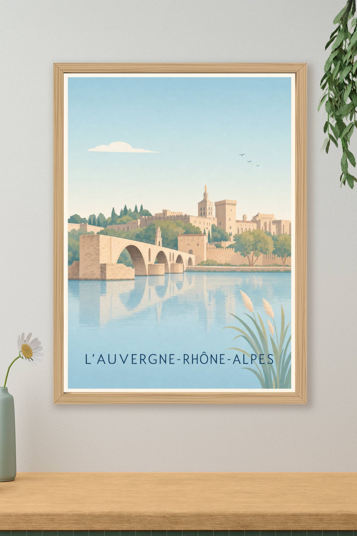 Affiche d'Avignon, poster Pont Saint-Bénézet