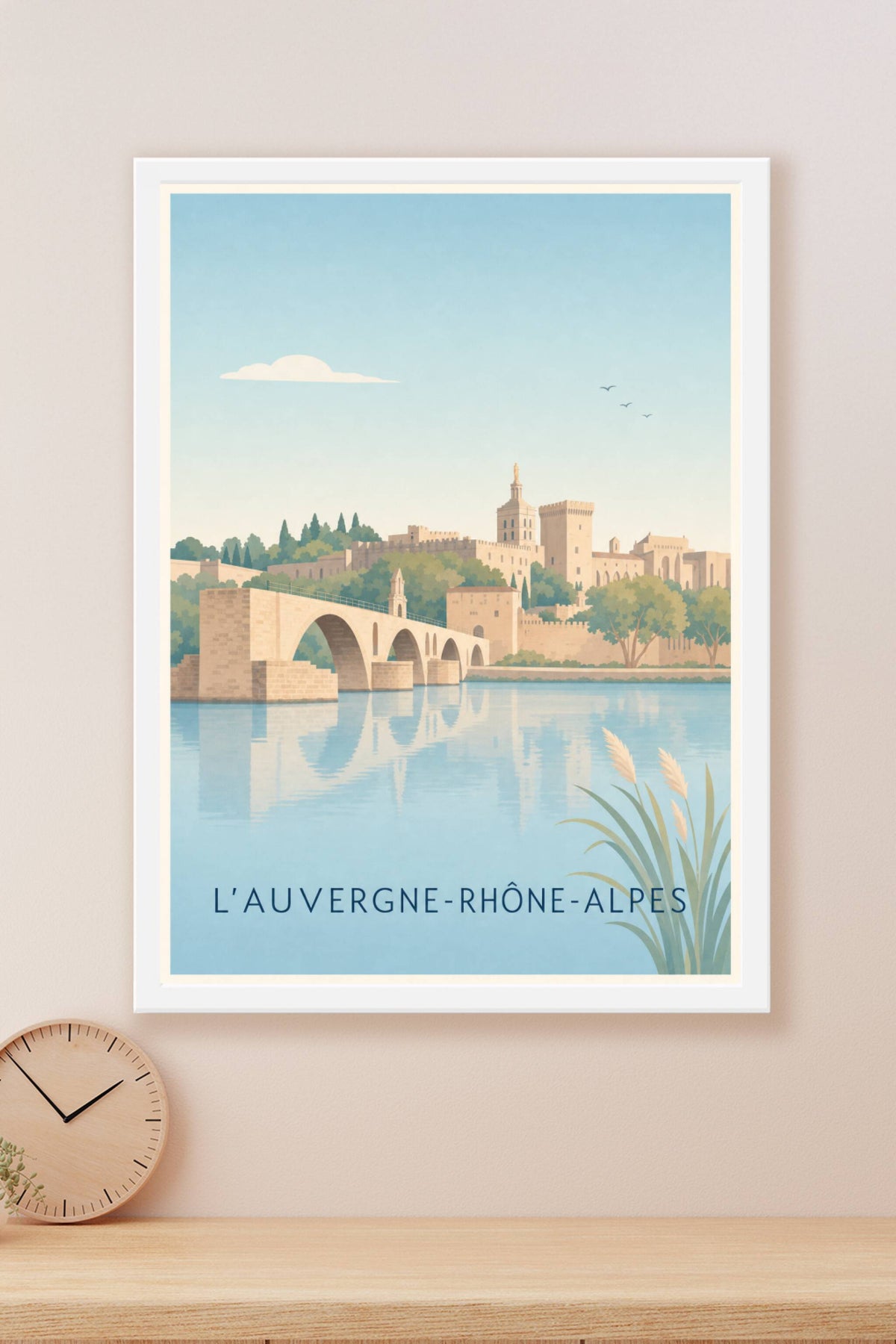Affiche d'Avignon, poster Pont Saint-Bénézet