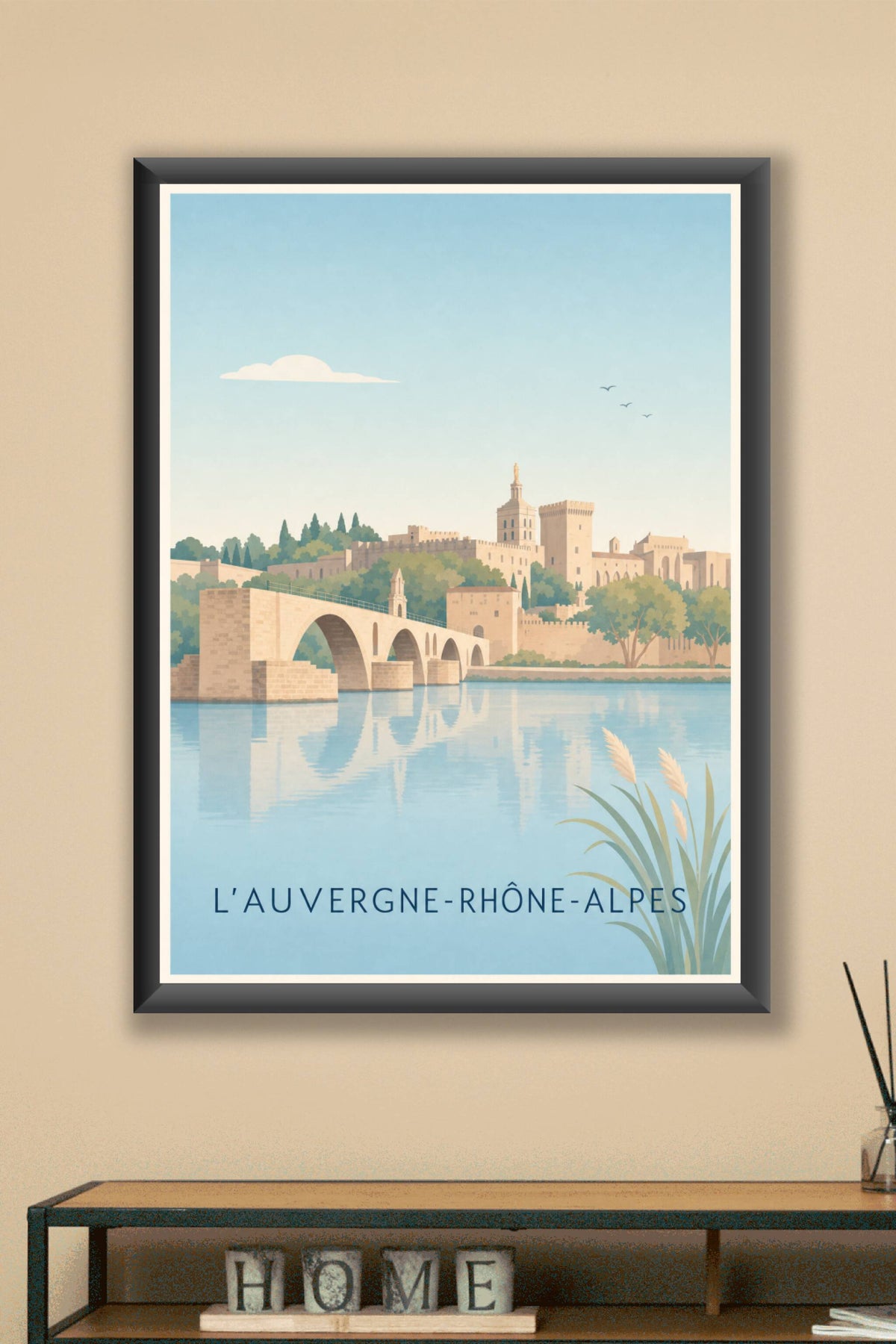 Affiche d'Avignon, poster Pont Saint-Bénézet