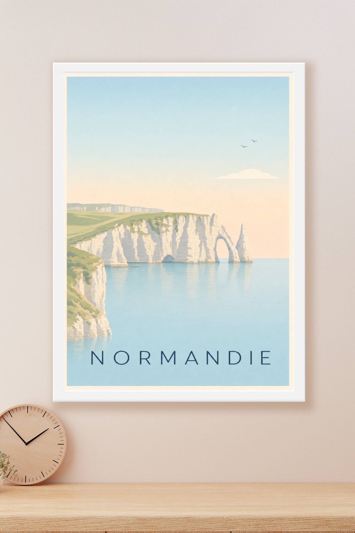 Poster de Normandie, affiche cathédrale de Bayeux