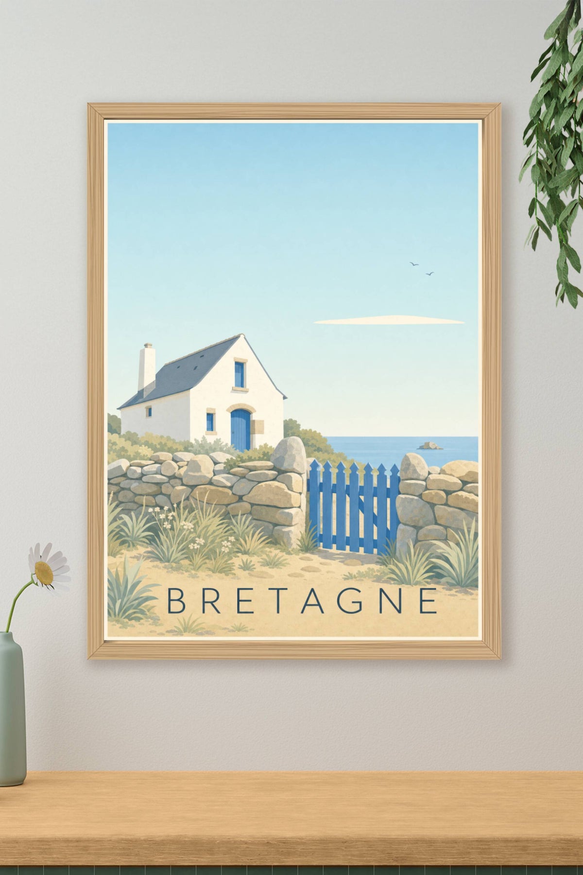 Affiche de Bretagne, poster cité de Fougères