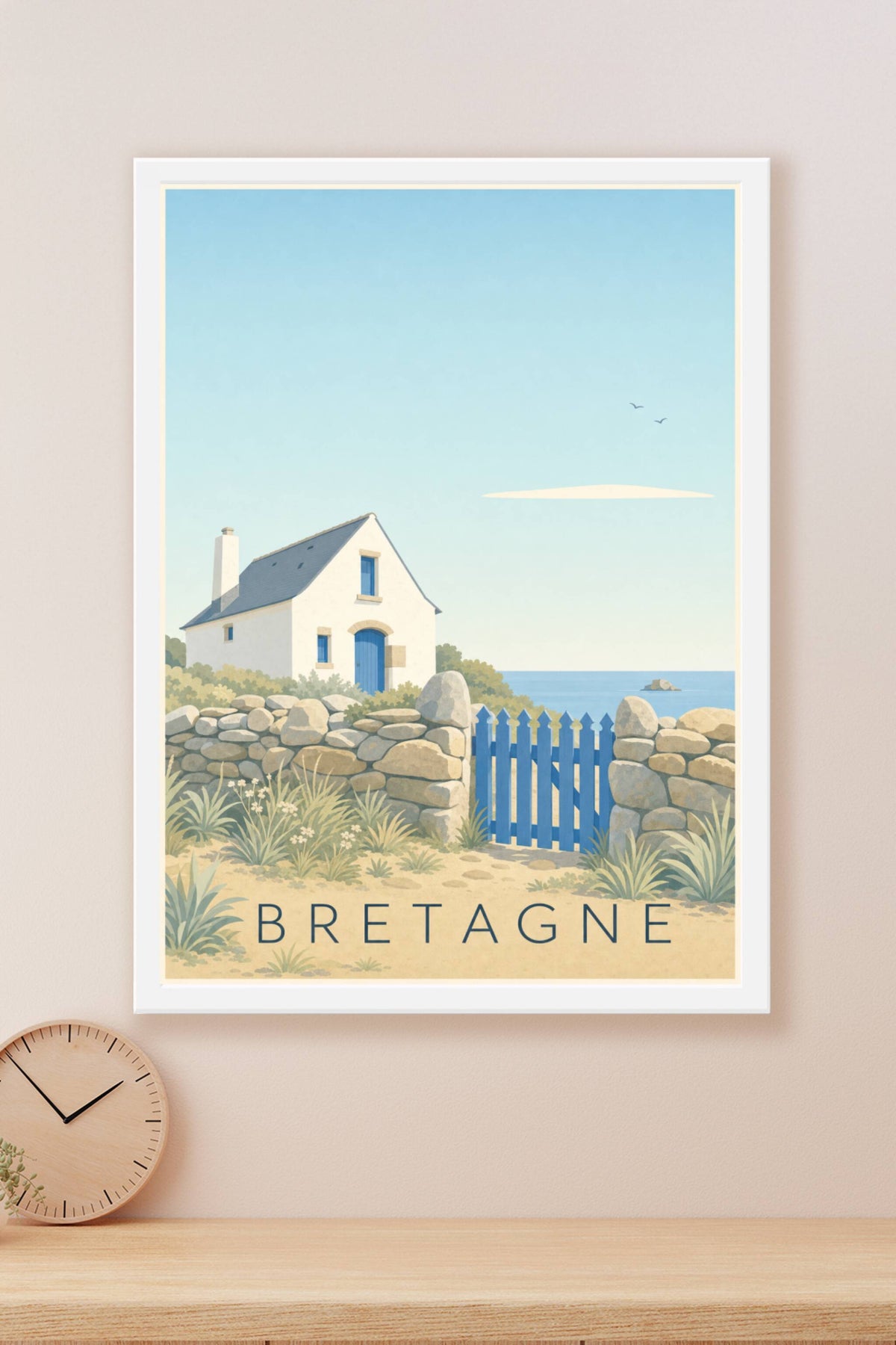 Affiche de Bretagne, poster cité de Fougères