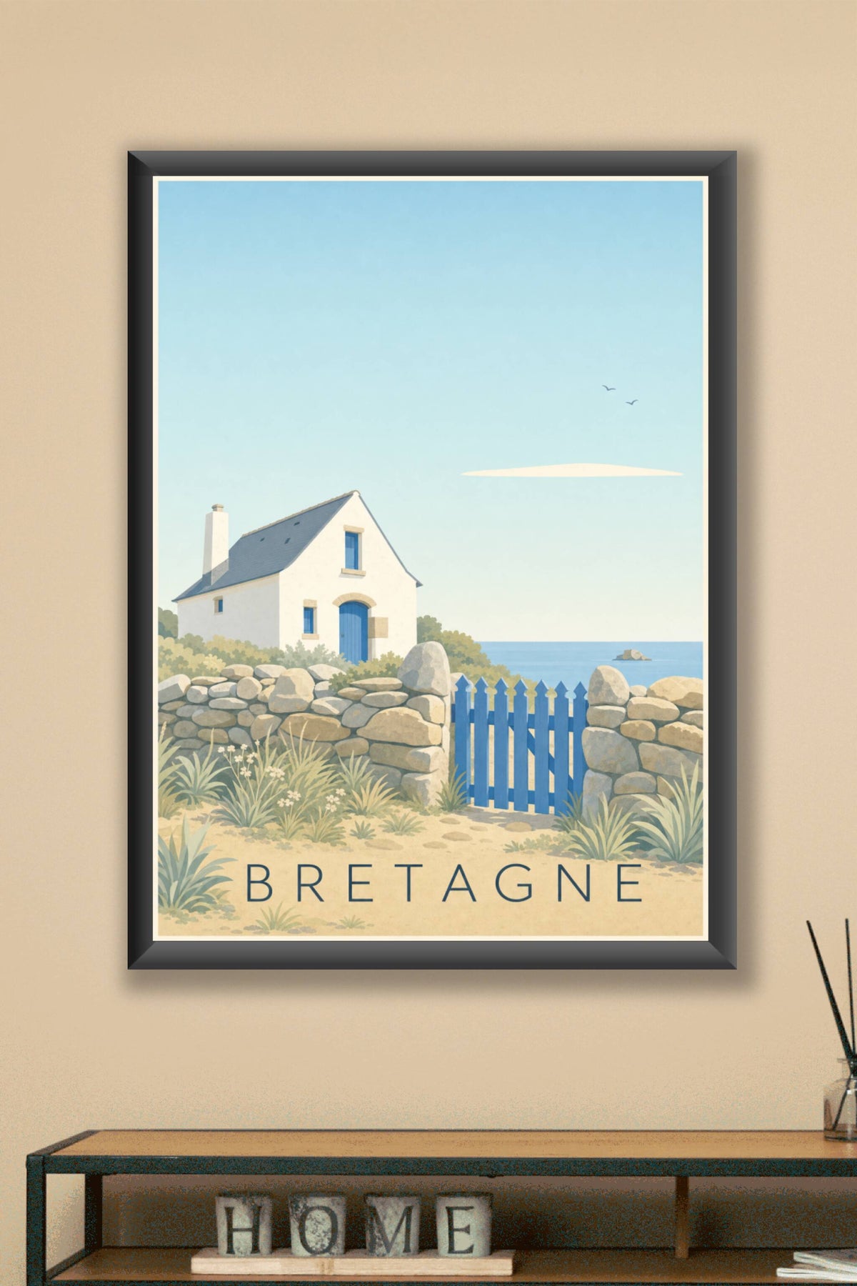Affiche de Bretagne, poster cité de Fougères