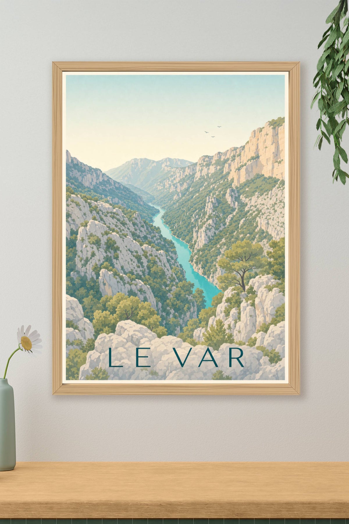 Affiche du Var, poster Gorges du Verdon