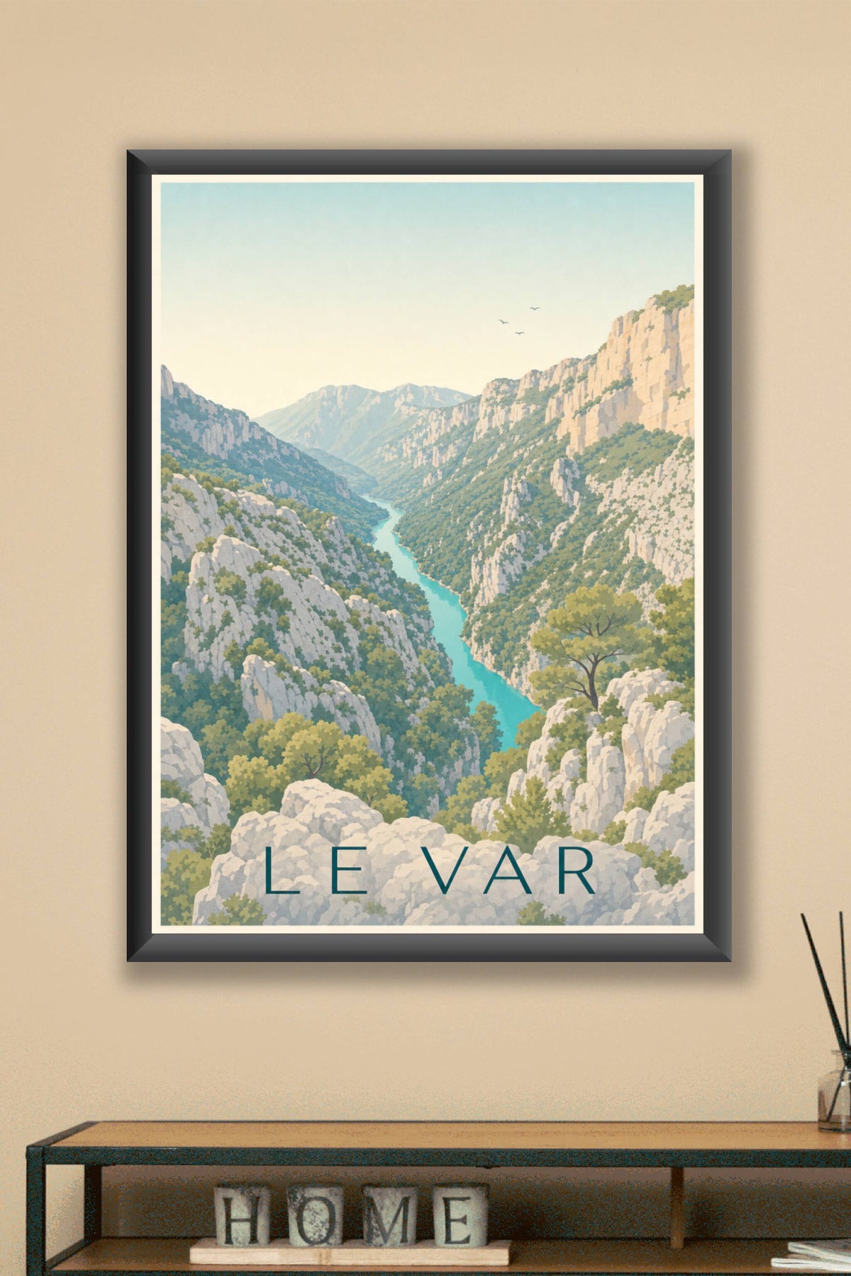 Affiche du Var, poster Gorges du Verdon