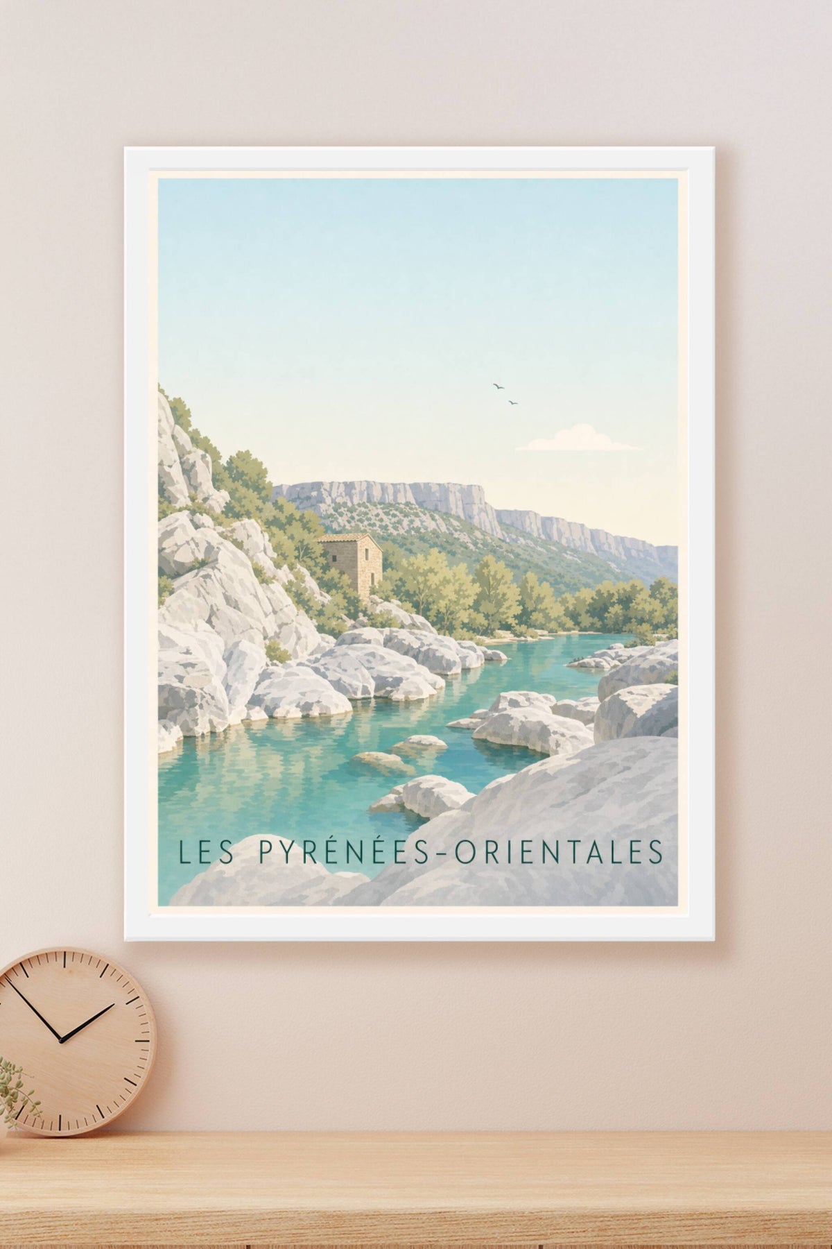Affiche des Pyrénées-Orientales, poster montagne