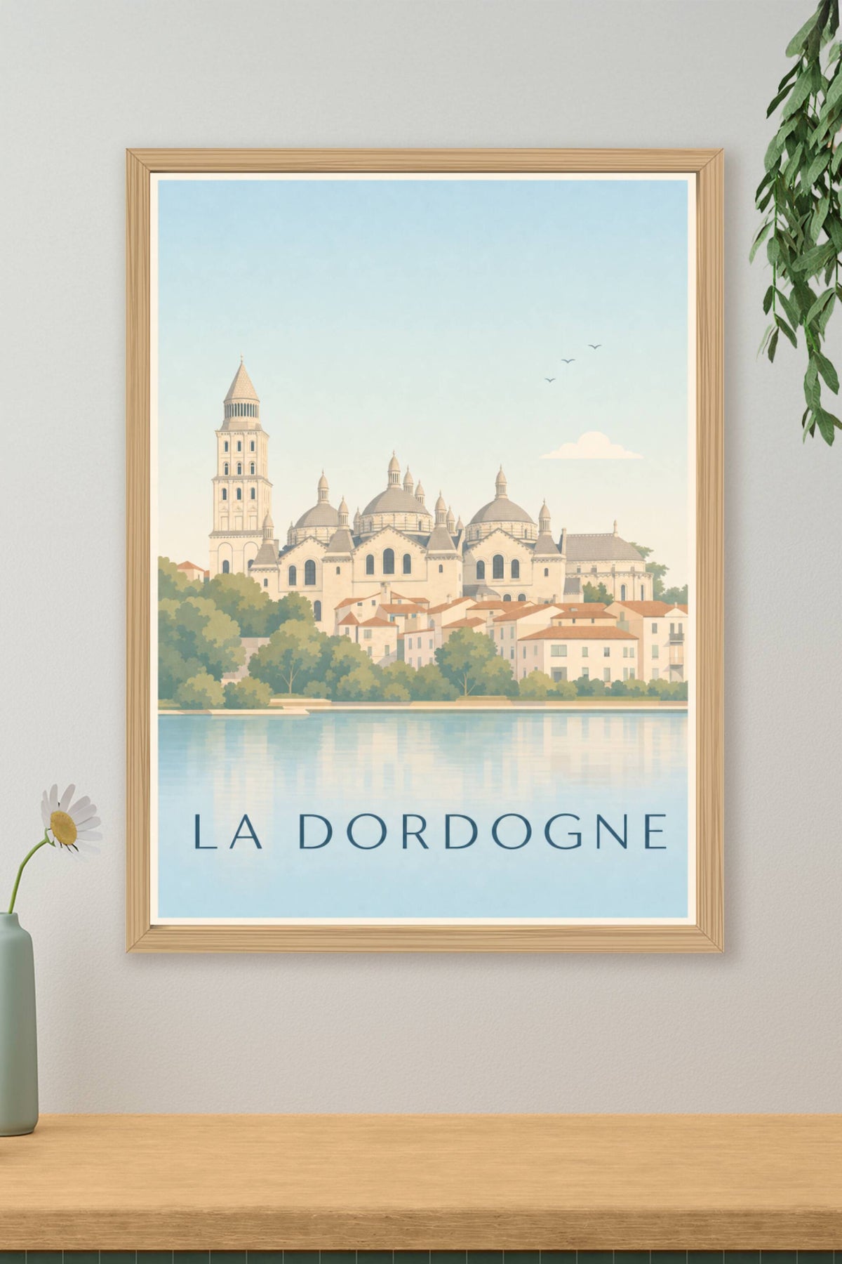 Affiche de la Dordogne, poster cathédrale Saint-Front