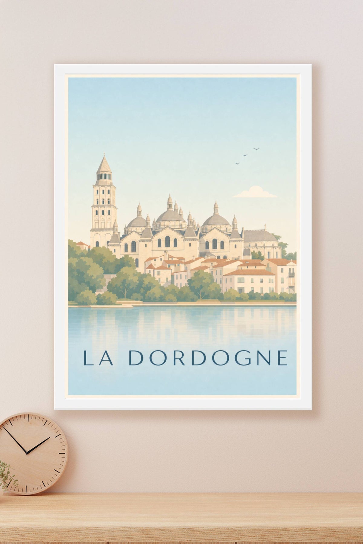 Affiche de la Dordogne, poster cathédrale Saint-Front