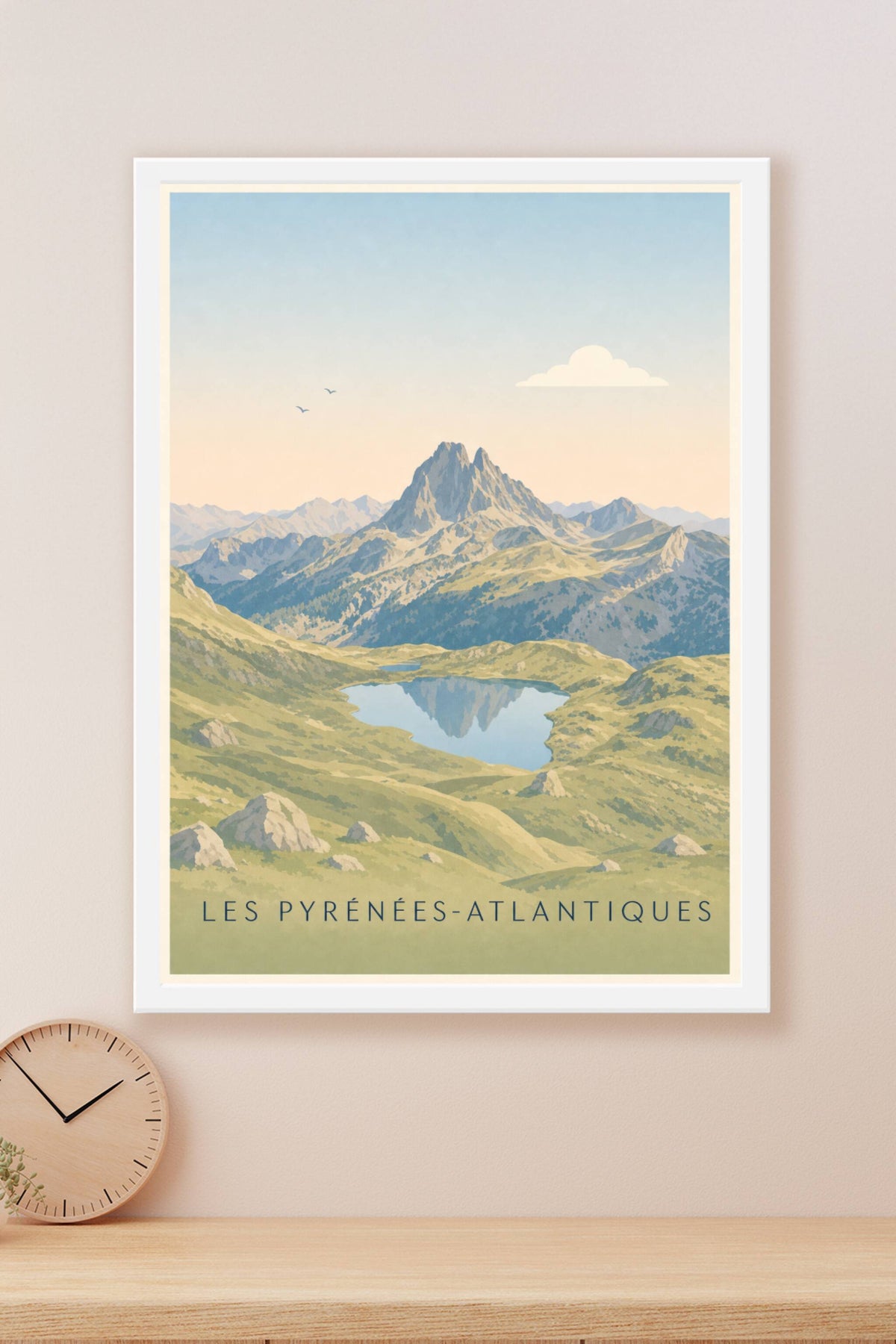 Affiche des Pyrénées-Atlantiques, poster du Rocher