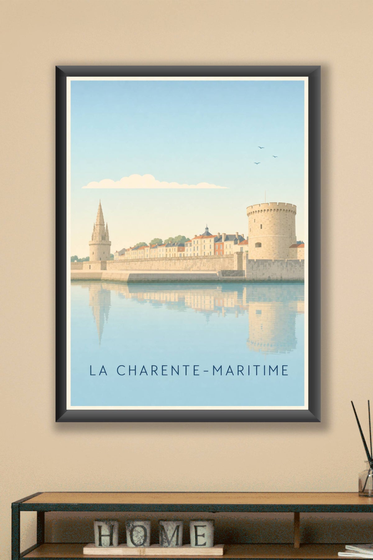 Affiche de la Charente-Maritime, poster La Rochelle