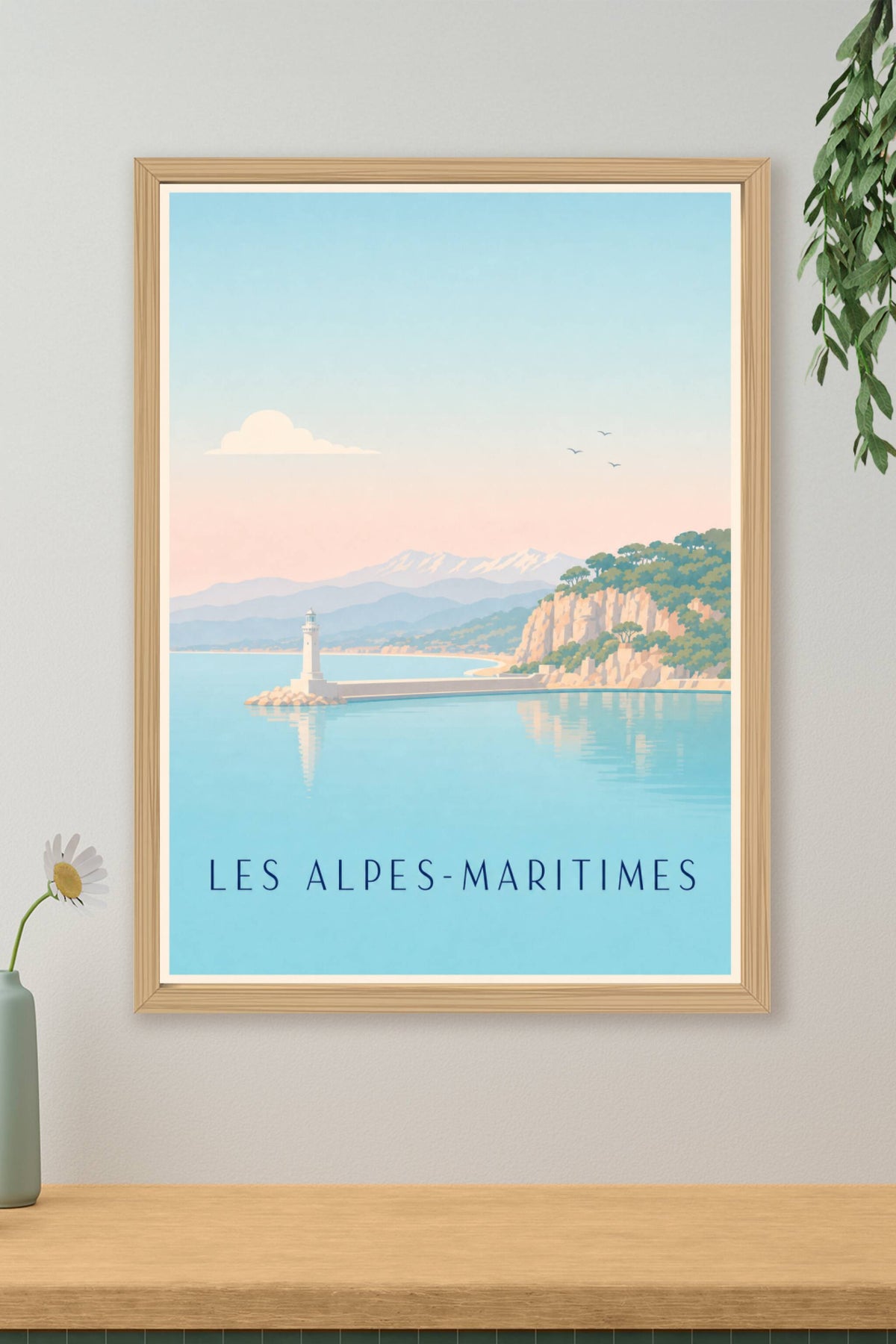 Affiche des Alpes-Maritimes, poster de nature préservée