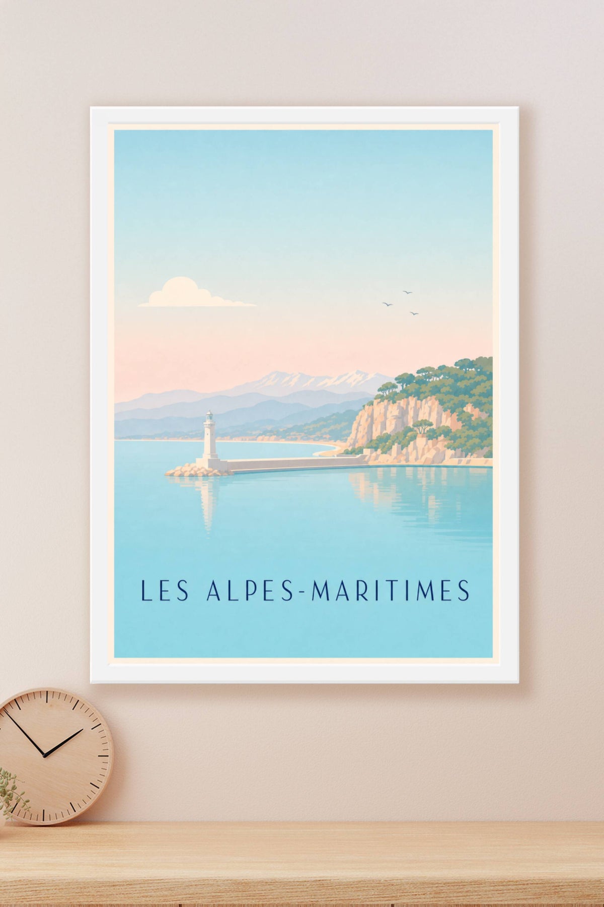 Affiche des Alpes-Maritimes, poster de nature préservée