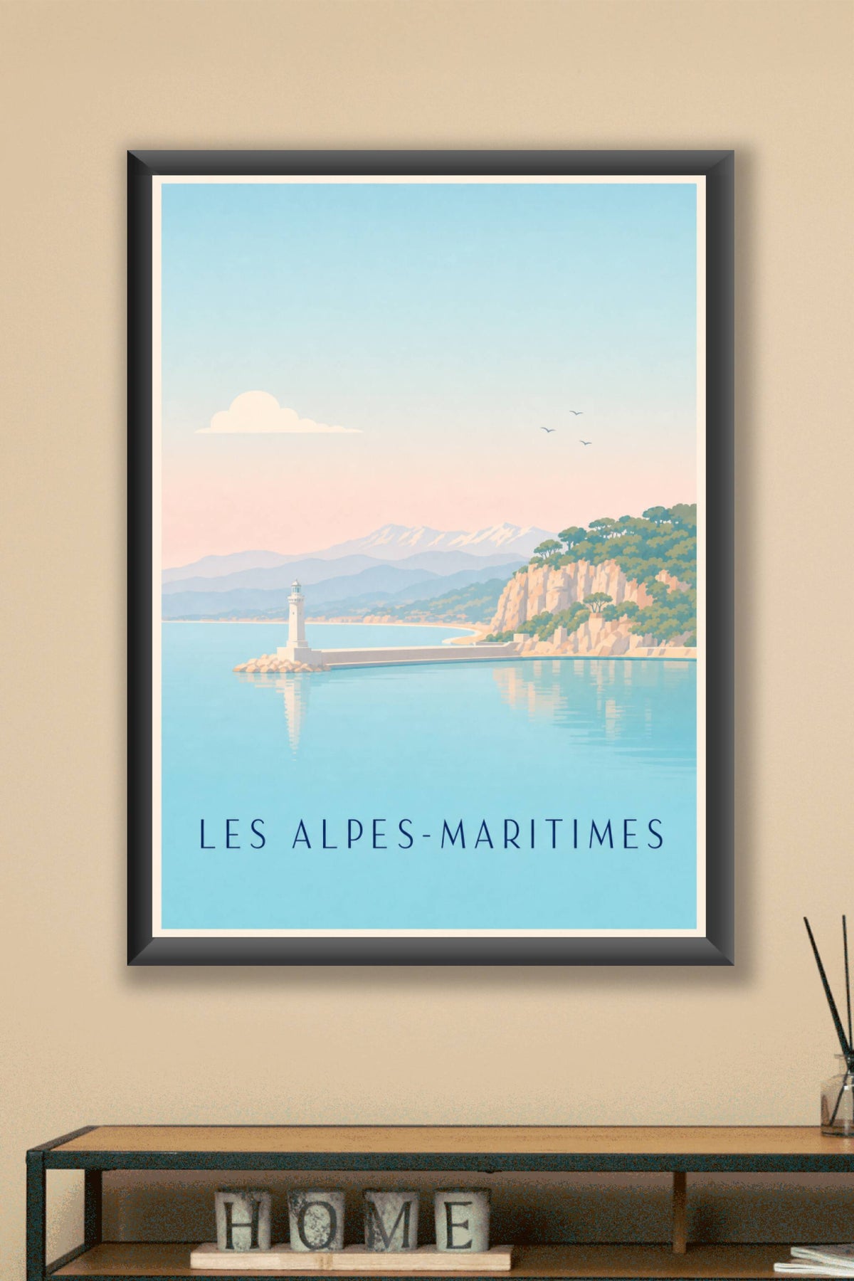 Affiche des Alpes-Maritimes, poster de nature préservée