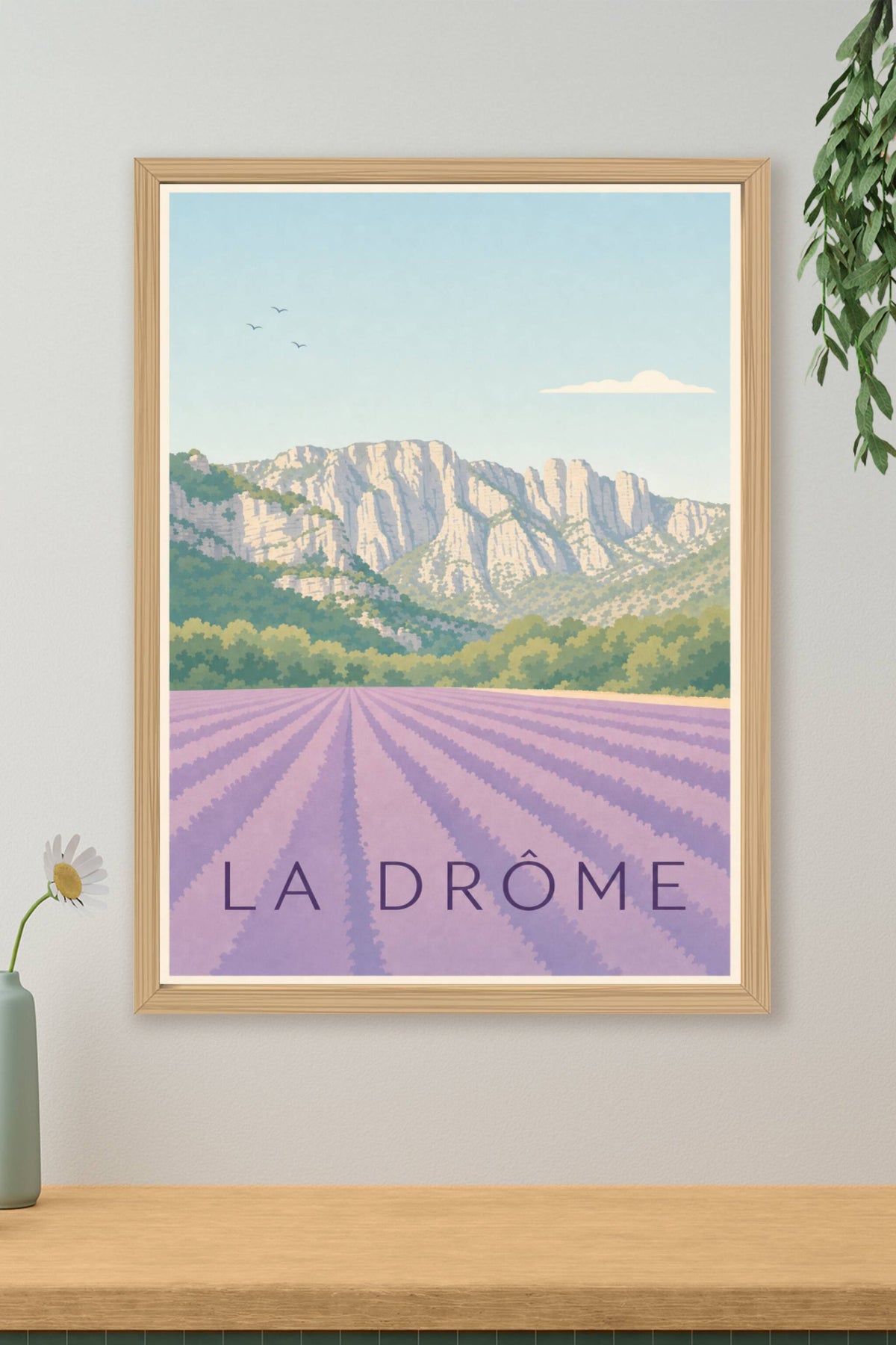 Affiche de la Drôme, poster Palais Idéal