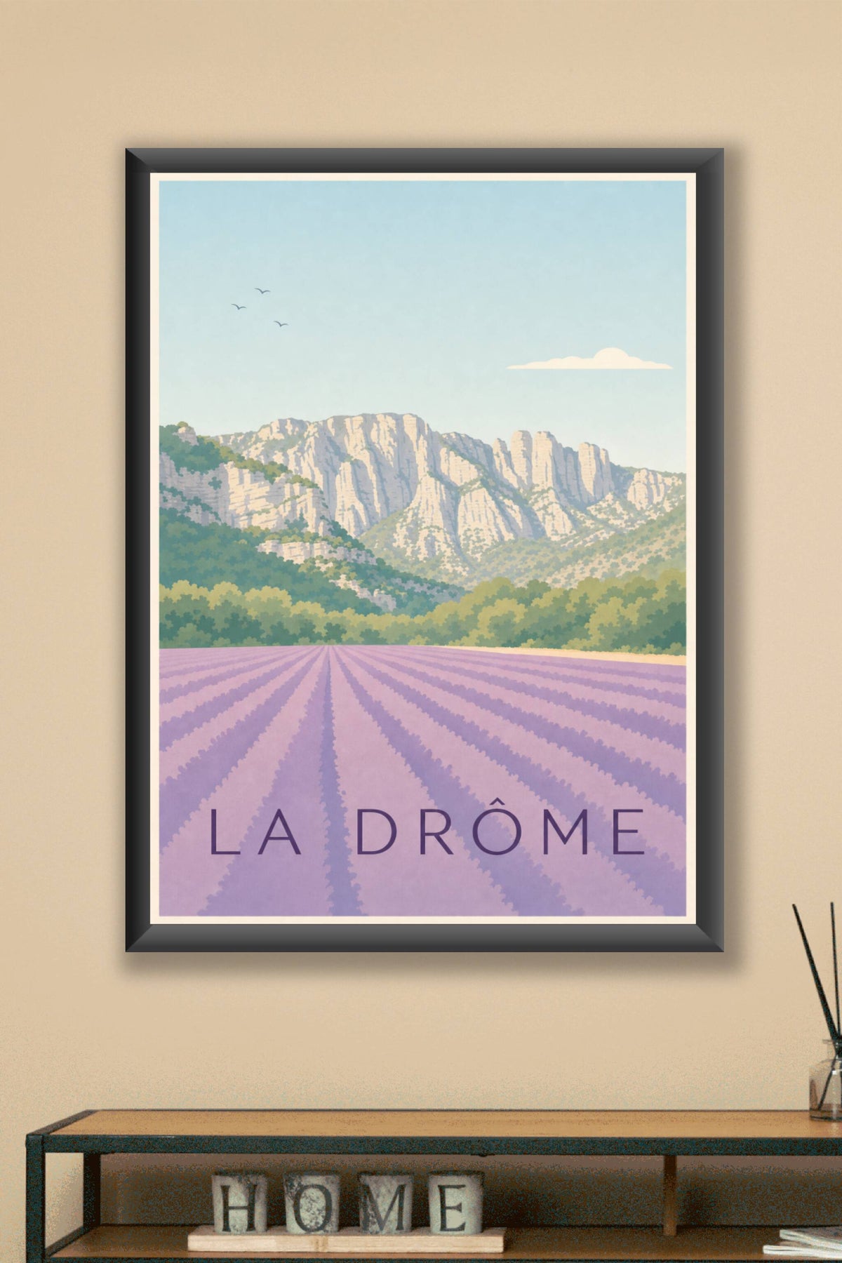 Affiche de la Drôme, poster Palais Idéal