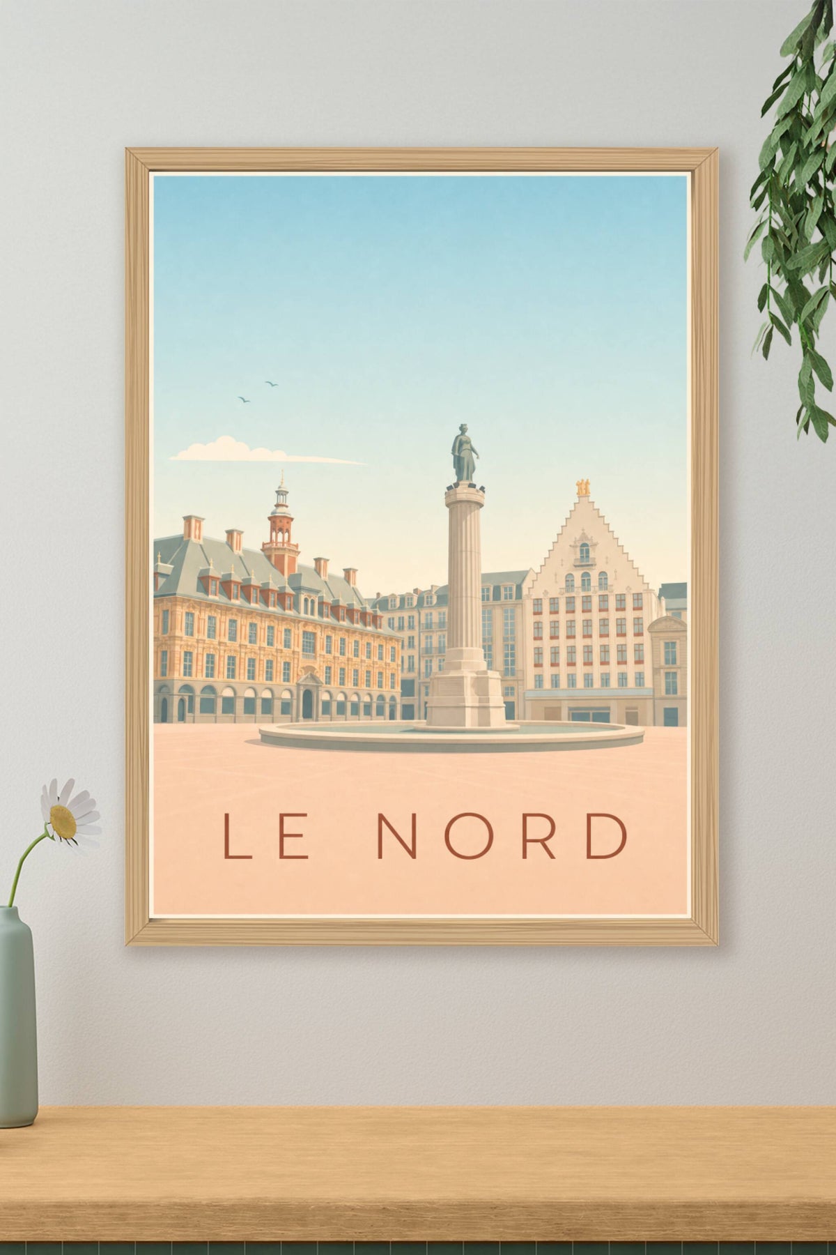 Affiche Le Nord, poster de Lille