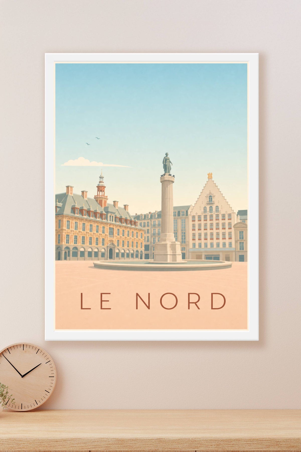 Affiche Le Nord, poster de Lille