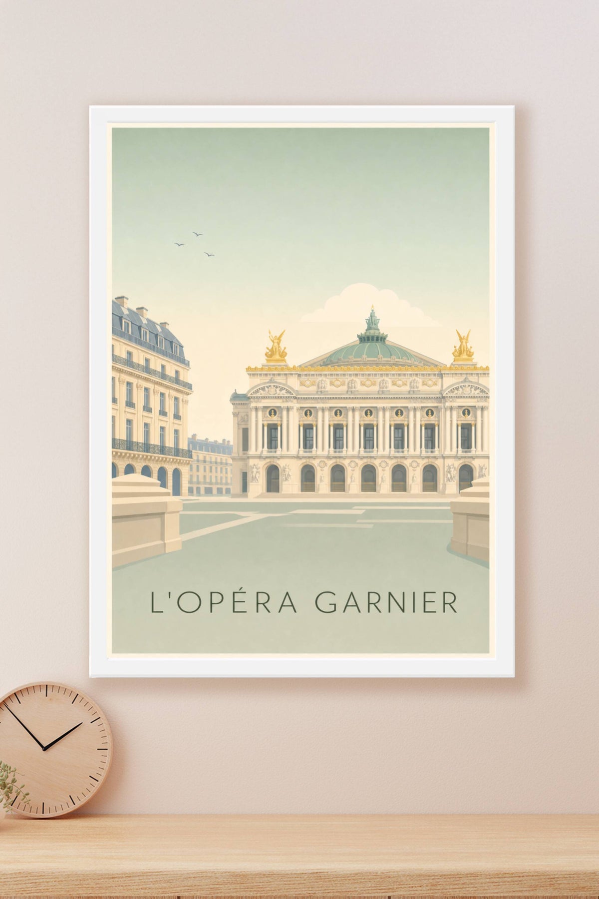 Affiche de l'Opéra Garnier, poster Colonne Vendôme