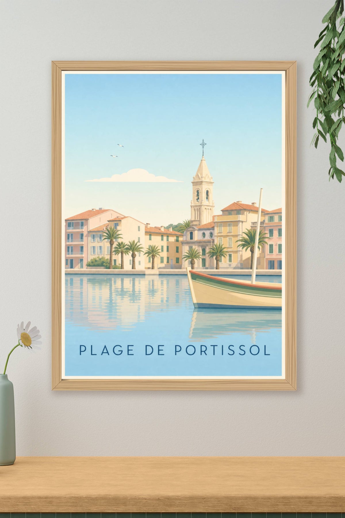 Affiche de Portissol, poster bord de mer
