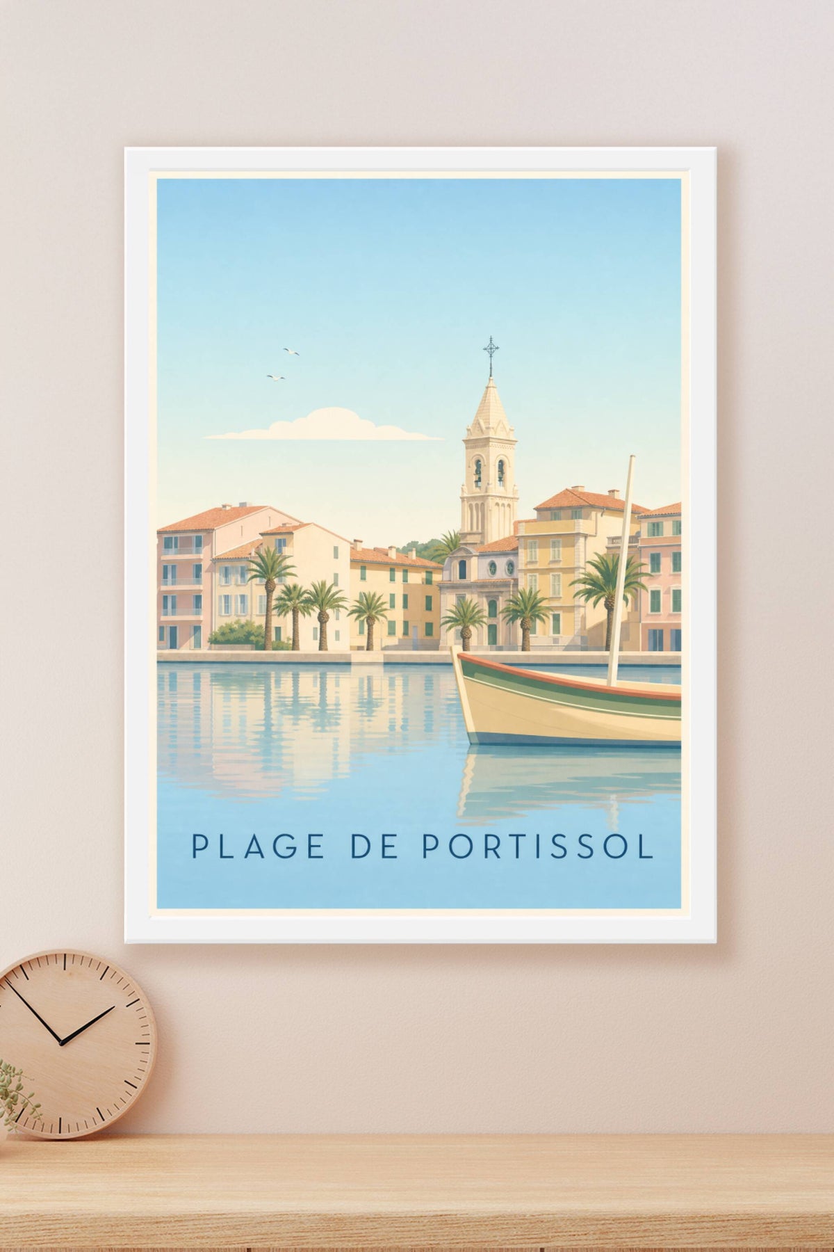 Affiche de Portissol, poster bord de mer