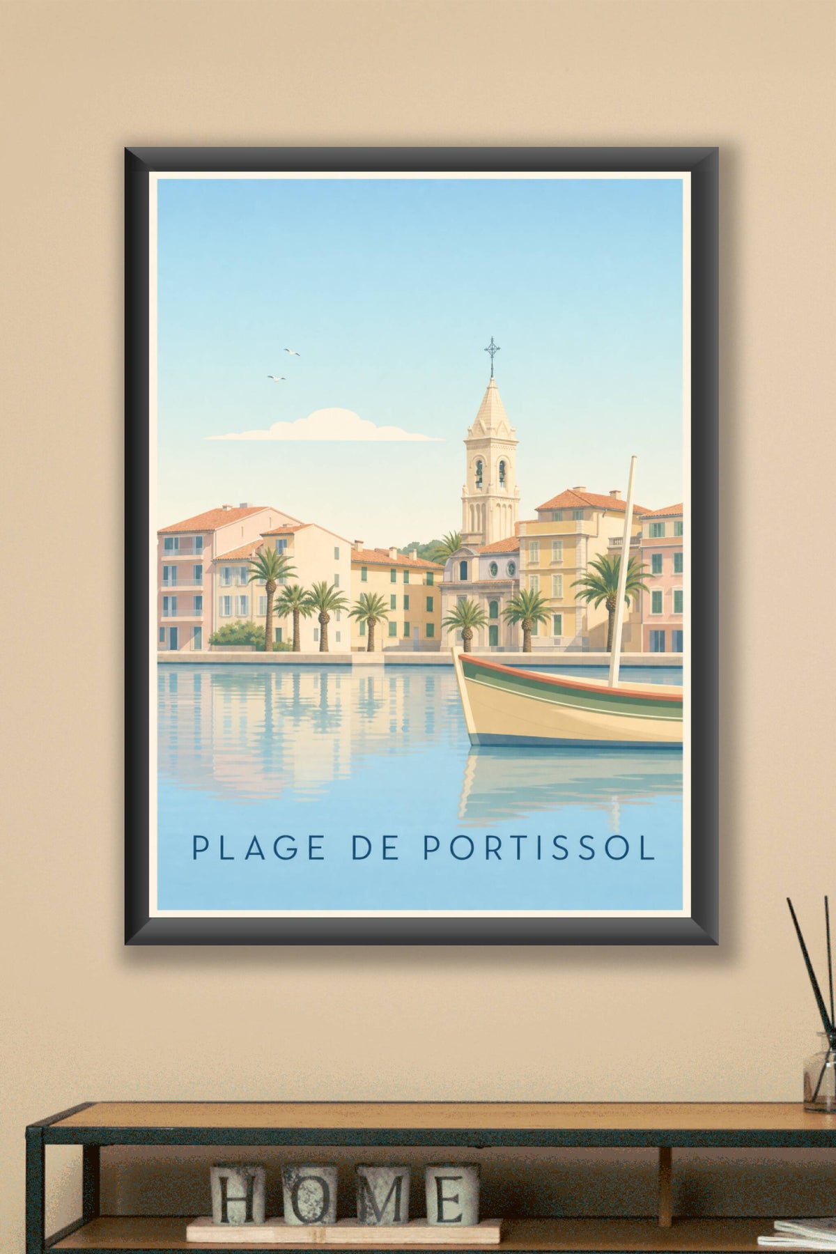 Affiche de Portissol, poster bord de mer