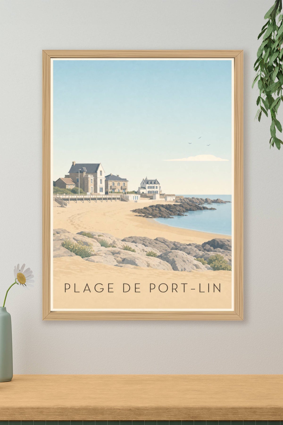 Affiche de Port-Lin, poster calme au Croisic
