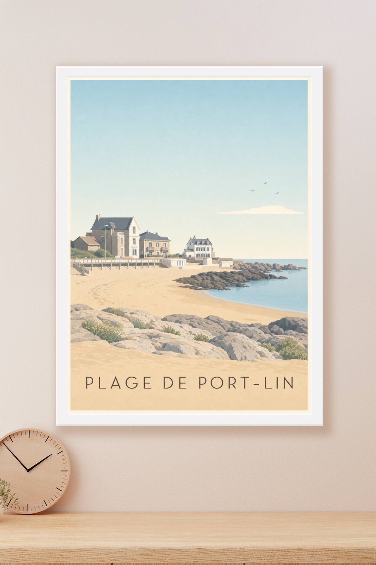 Affiche de Port-Lin, poster calme au Croisic