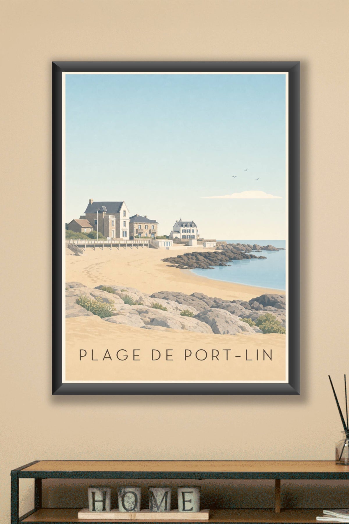 Affiche de Port-Lin, poster calme au Croisic