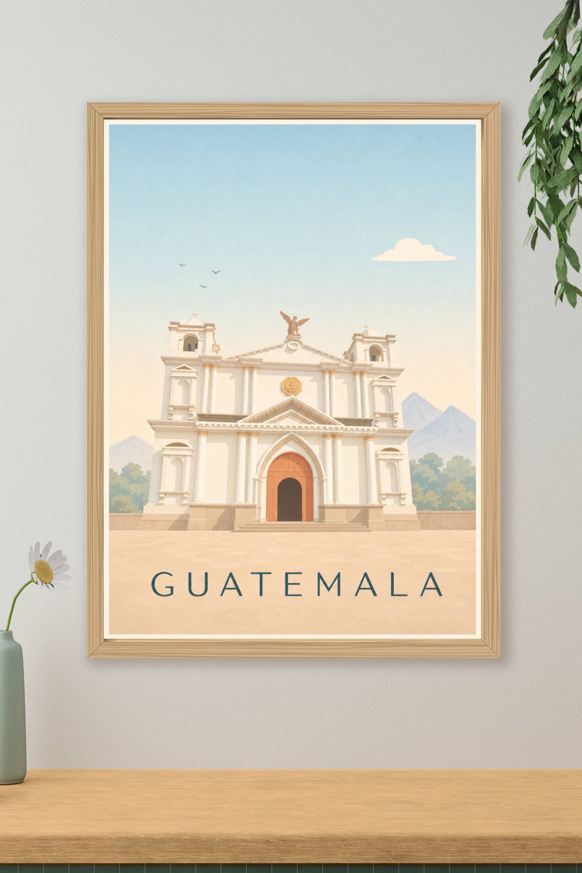 Affiche du Guatemala, poster calme