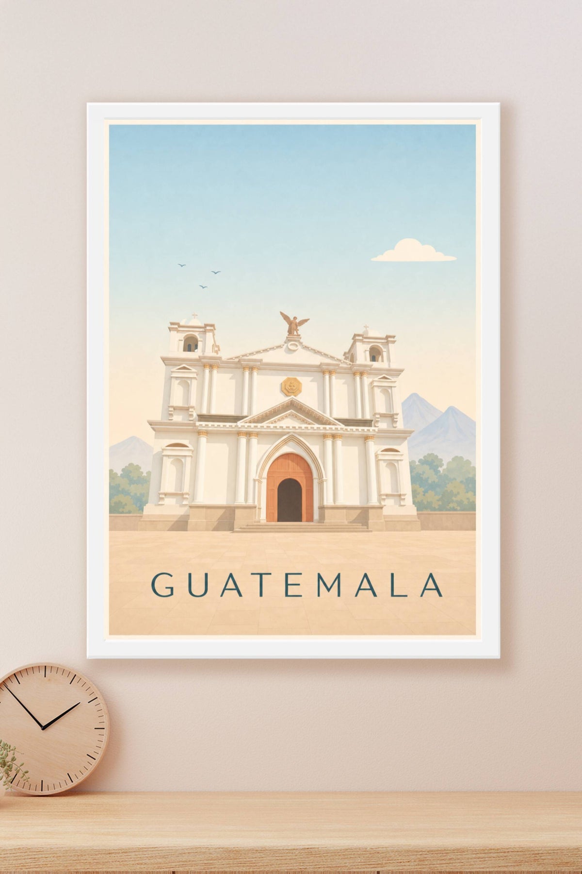 Affiche du Guatemala, poster calme