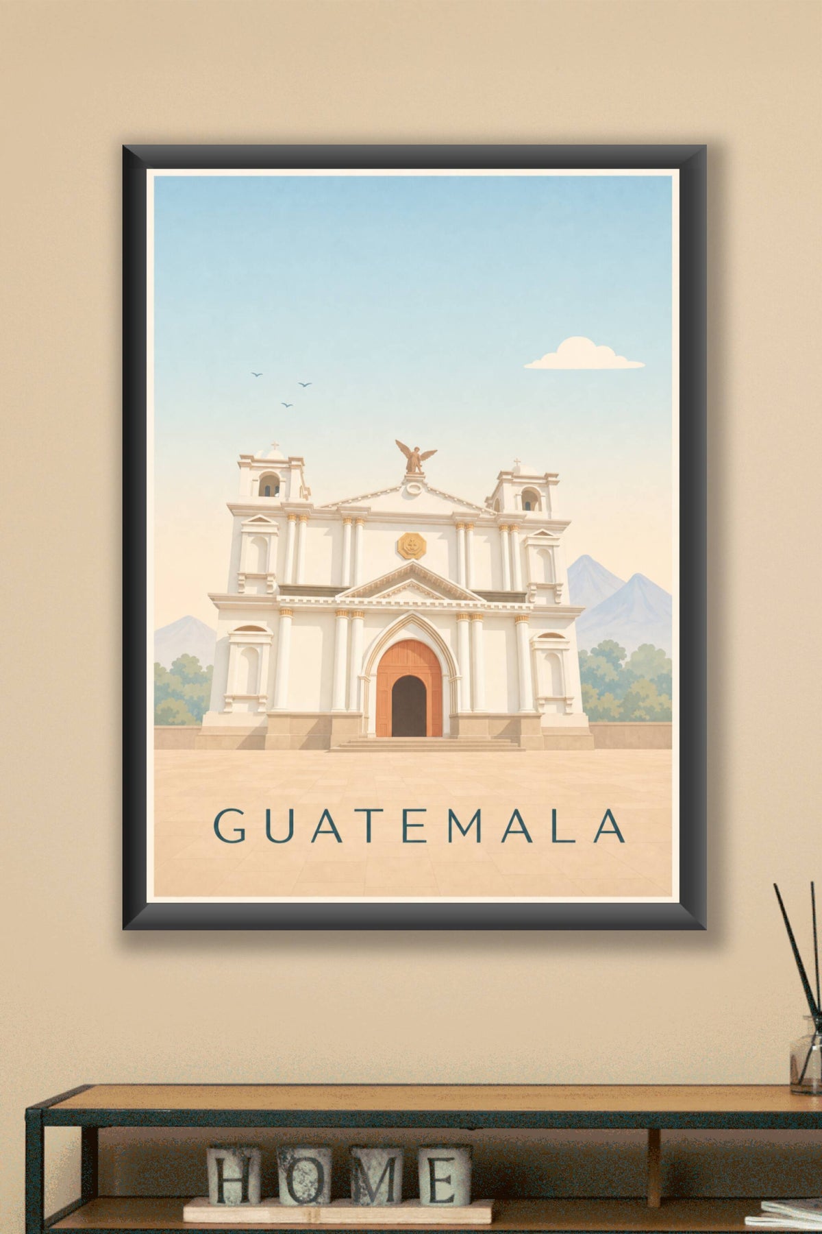 Affiche du Guatemala, poster calme