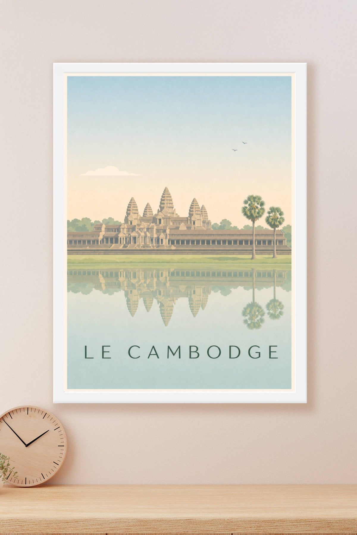 Affiche du Cambodge, Angkor Wat