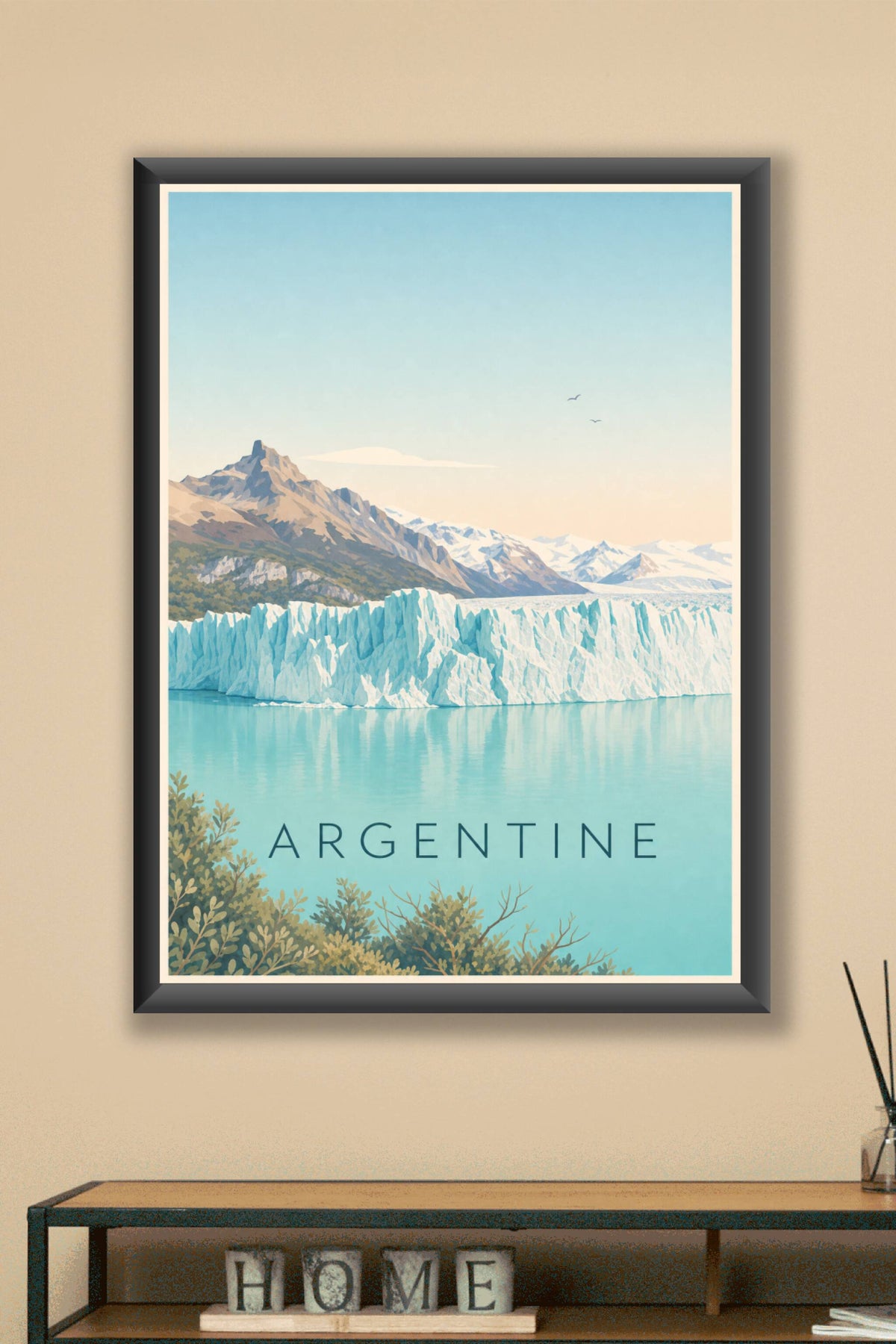Affiche d'Argentine, poster phare Les Éclaireurs