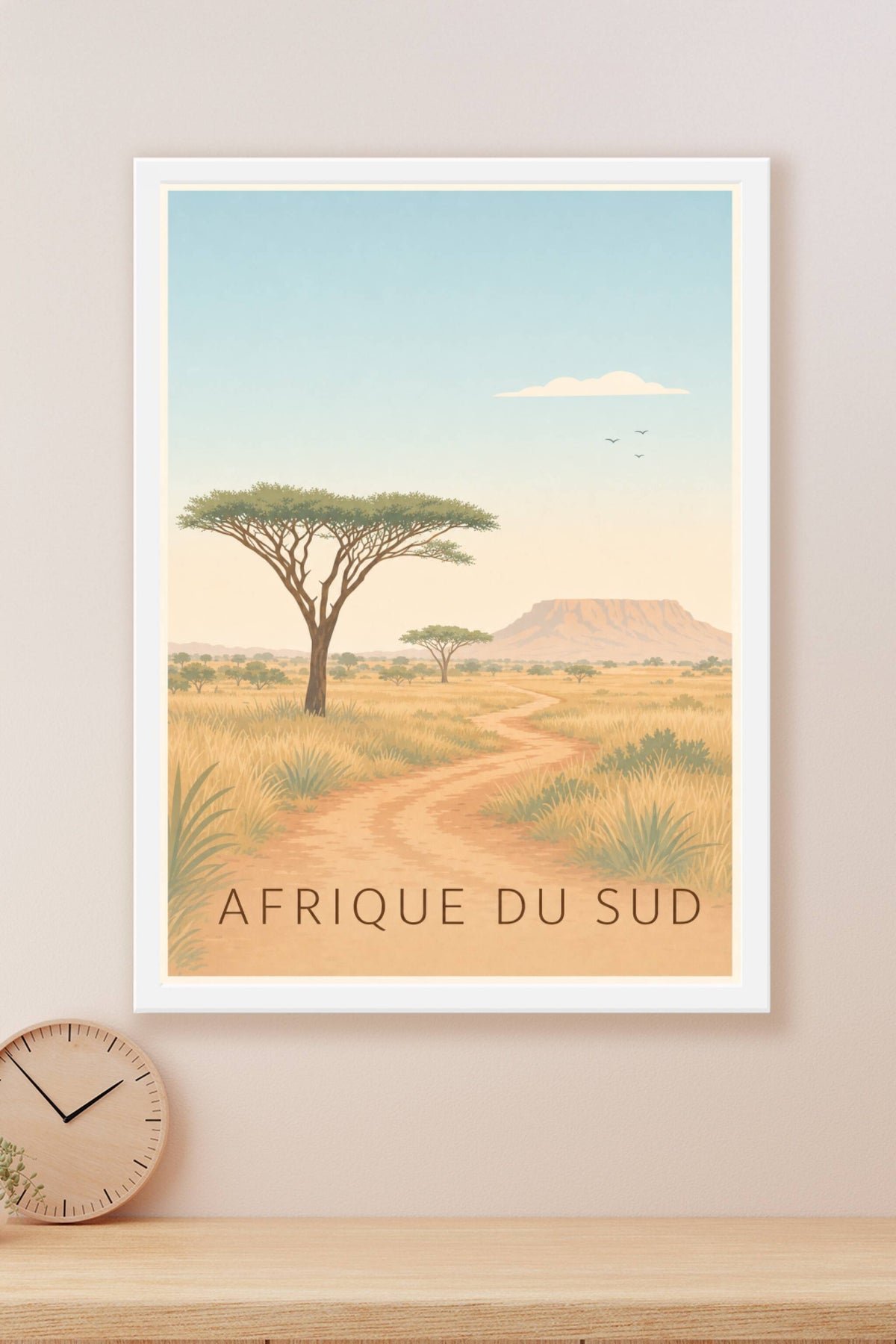 Poster Afrique du Sud, paysage calme