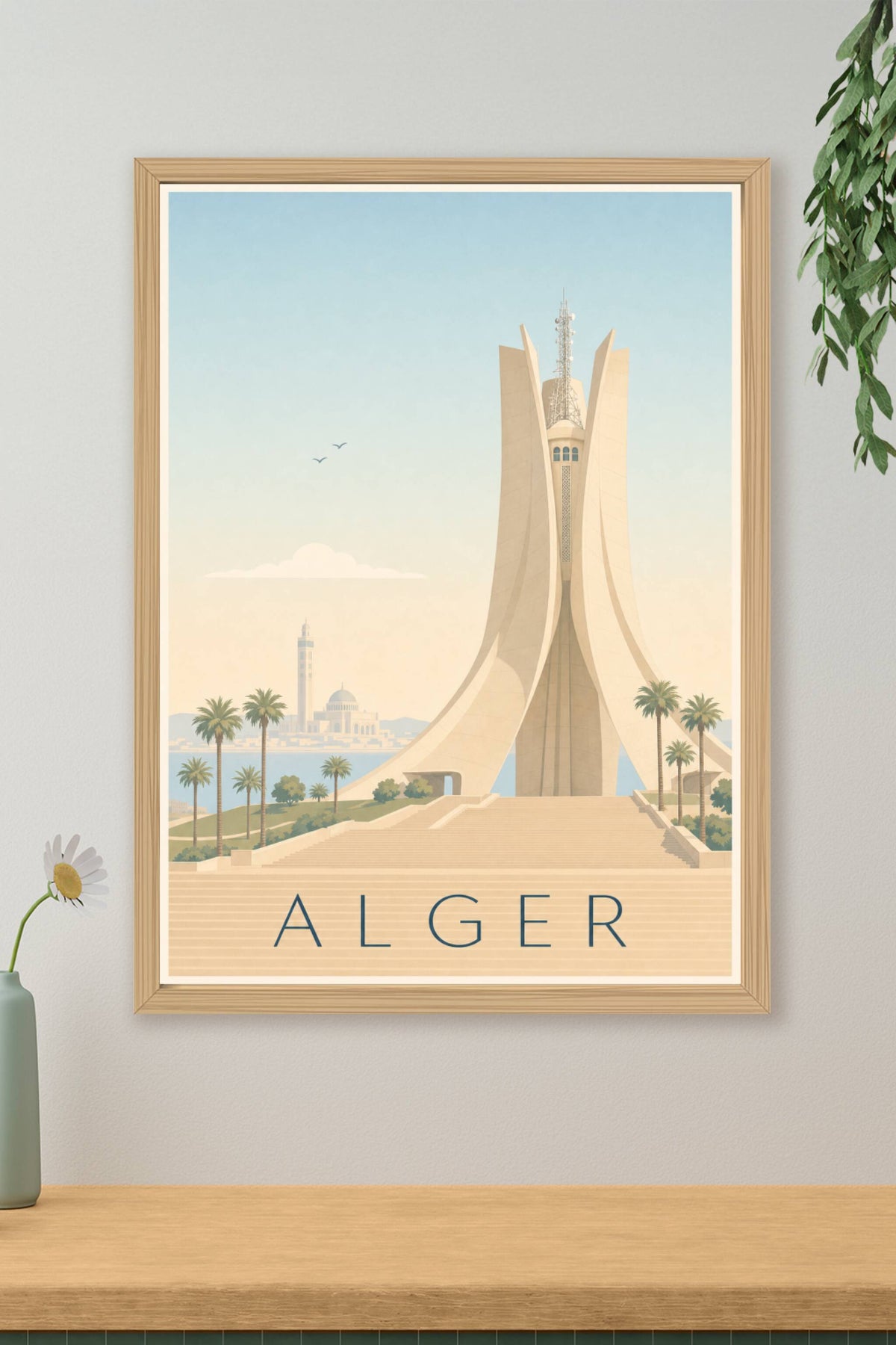 Affiche d'Alger, Mémorial du Martyr