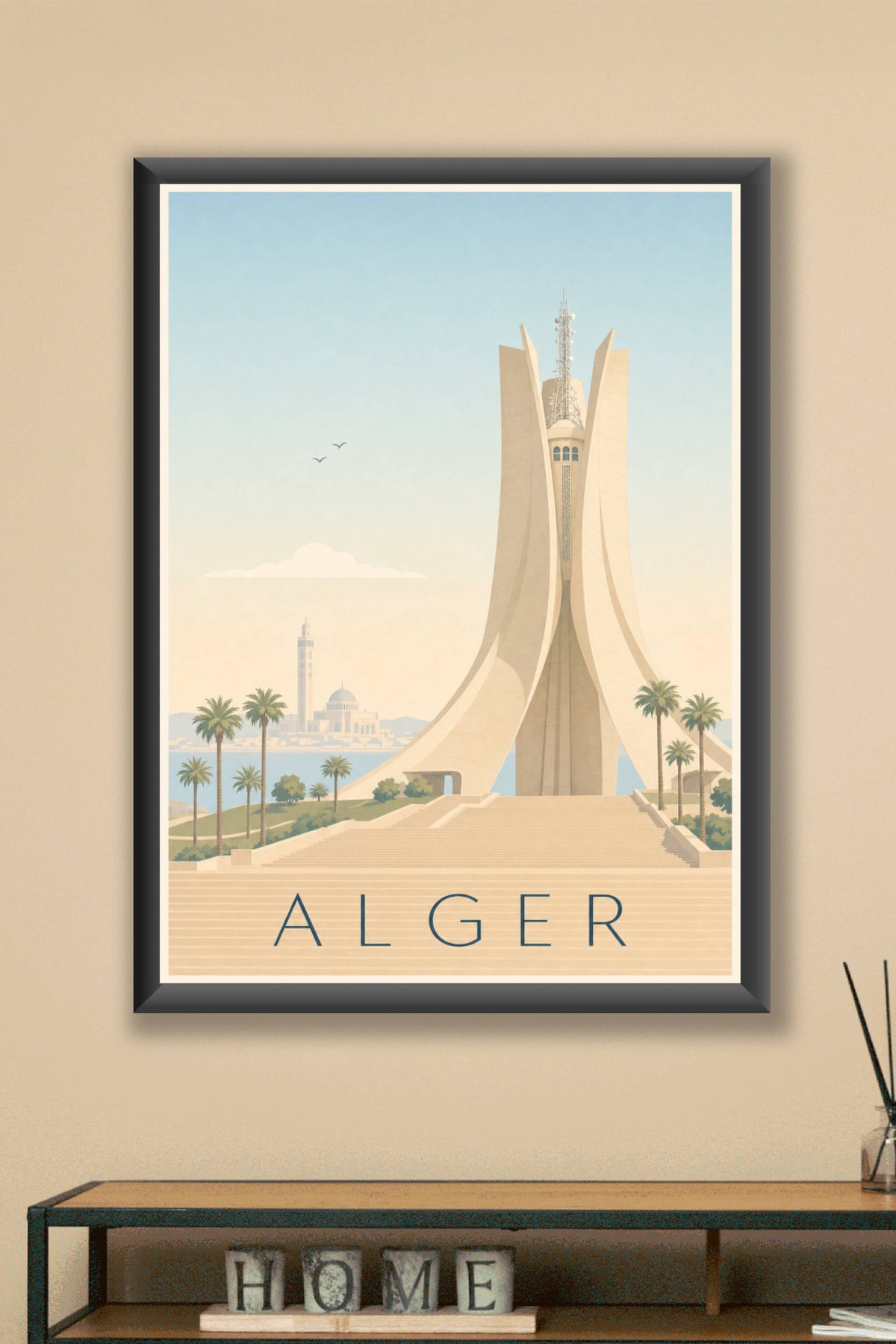 Affiche d'Alger, Mémorial du Martyr
