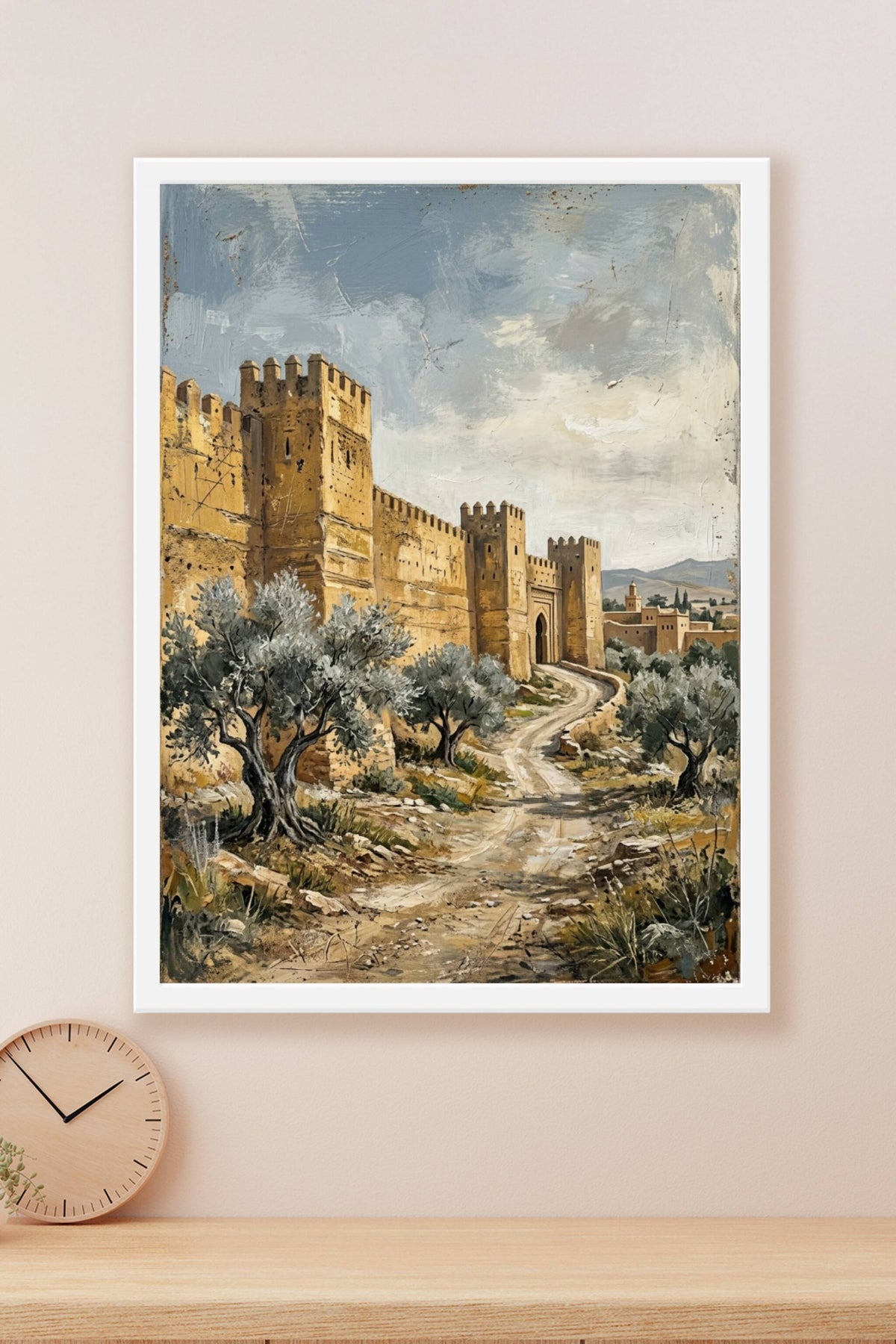 Affiche du Maroc, poster architecture traditionnelle