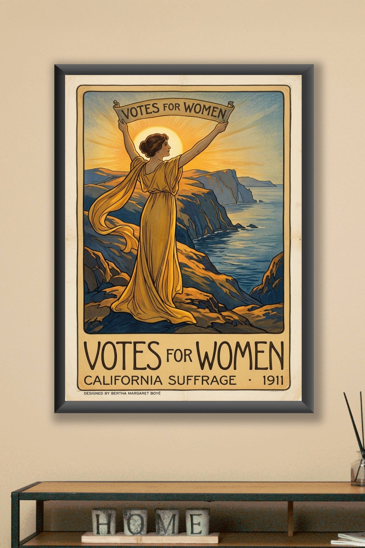 Affiche de propagande Votes for Women, poster historique