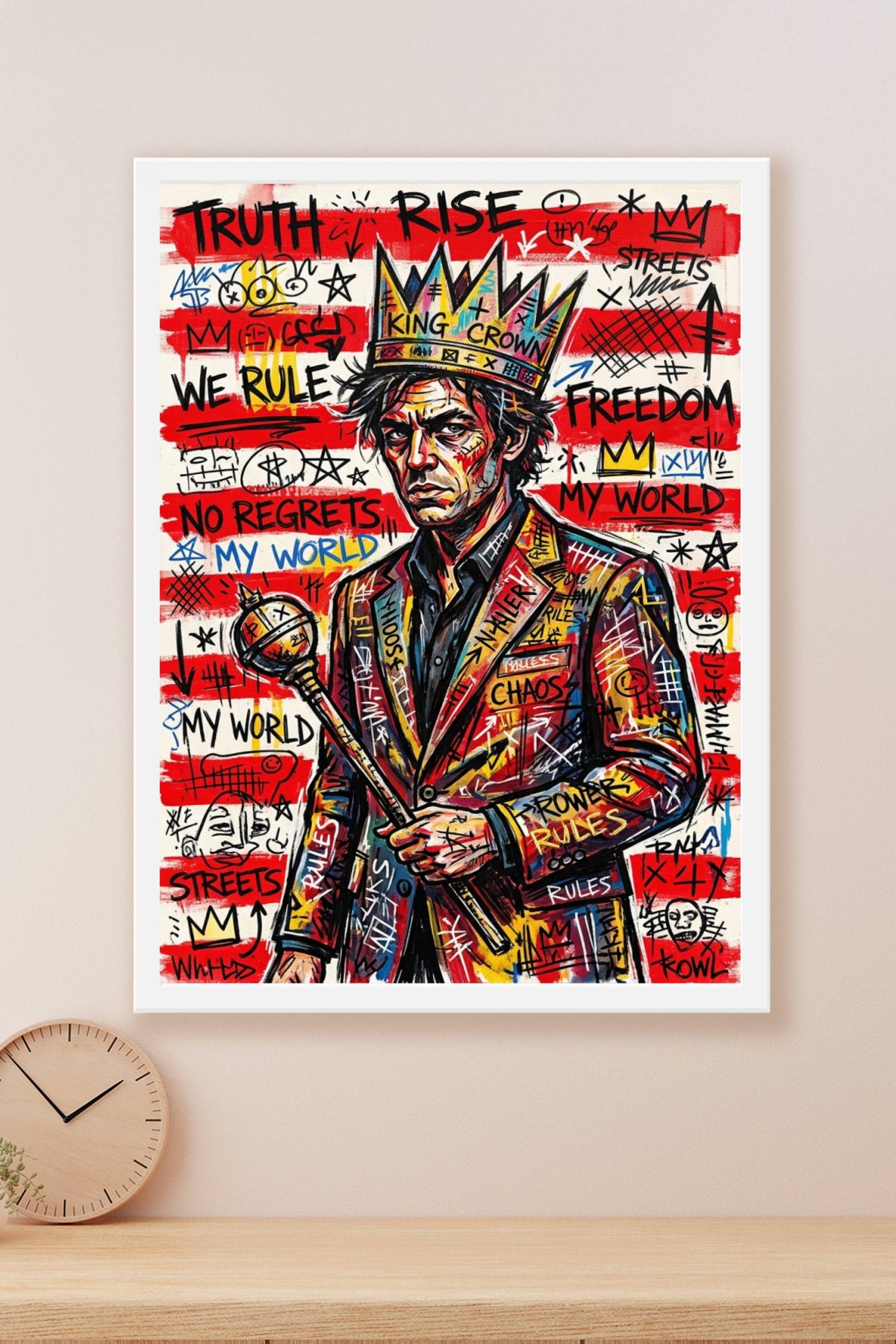 Poster Street Art, affiche au style graffiti urbain