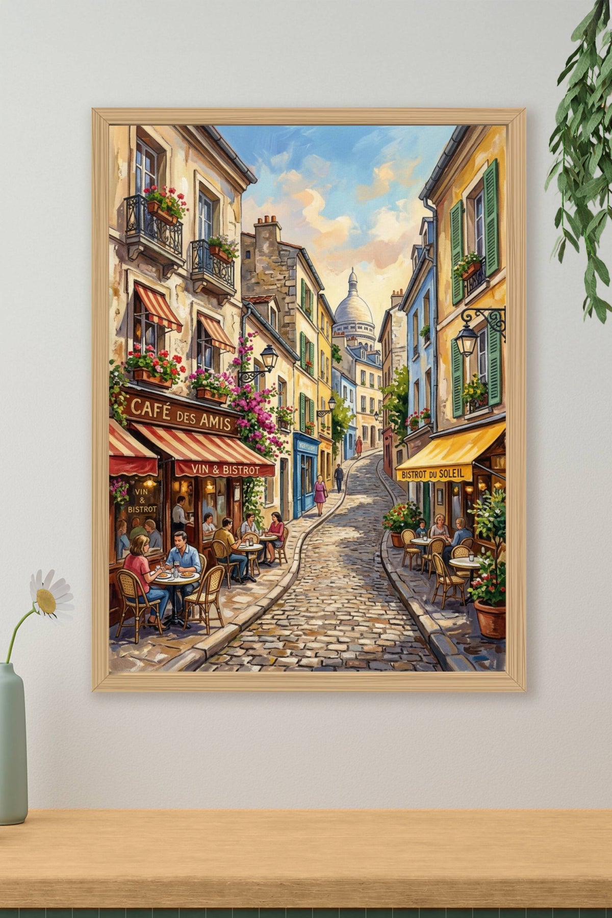 Affiche de Montmartre, poster du Sacré-Cœur