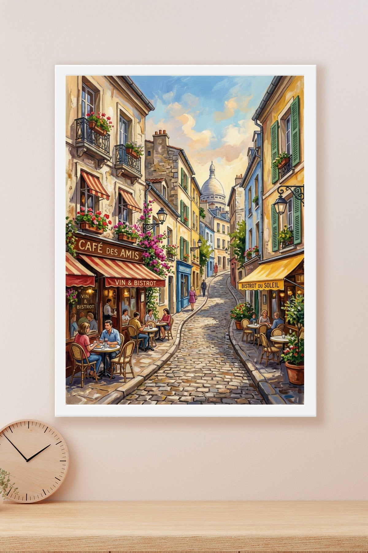 Affiche de Montmartre, poster du Sacré-Cœur