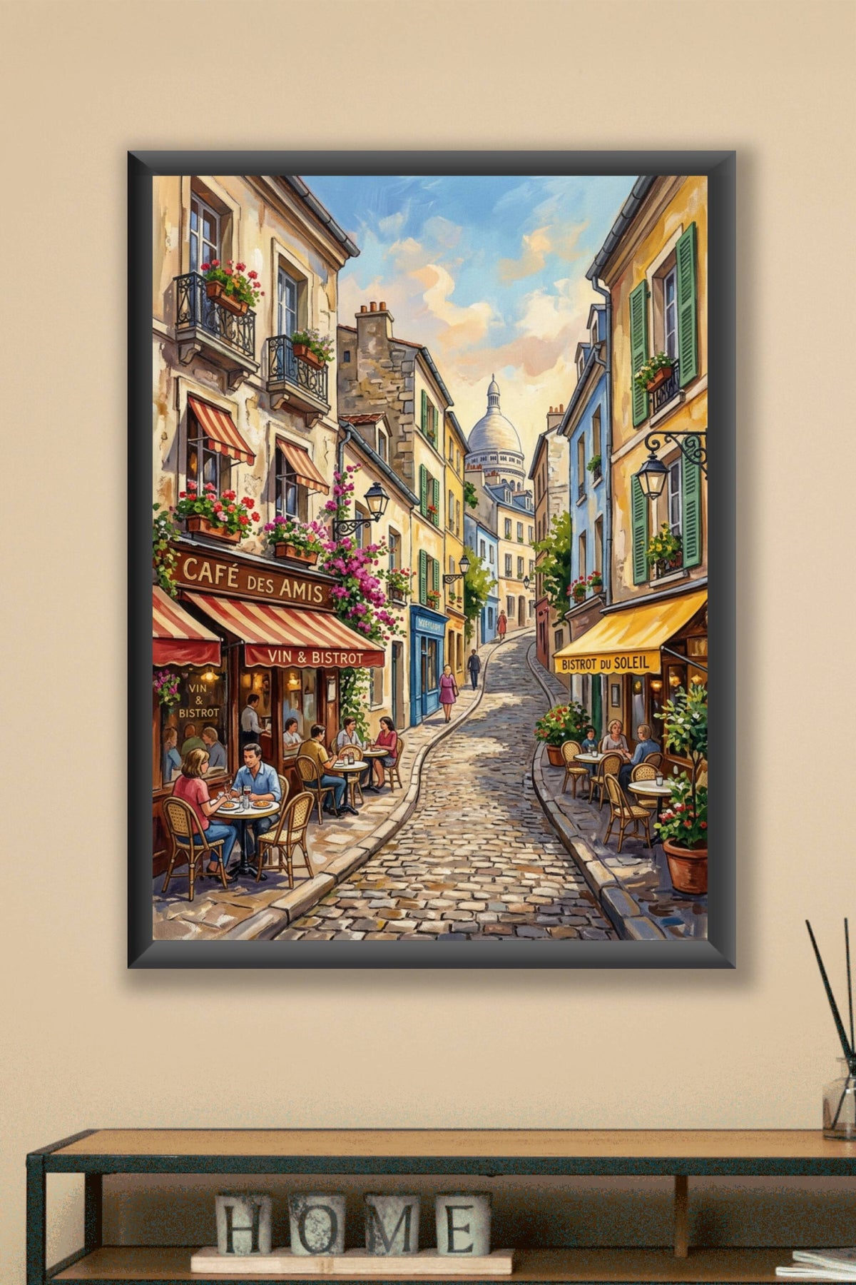 Affiche de Montmartre, poster du Sacré-Cœur