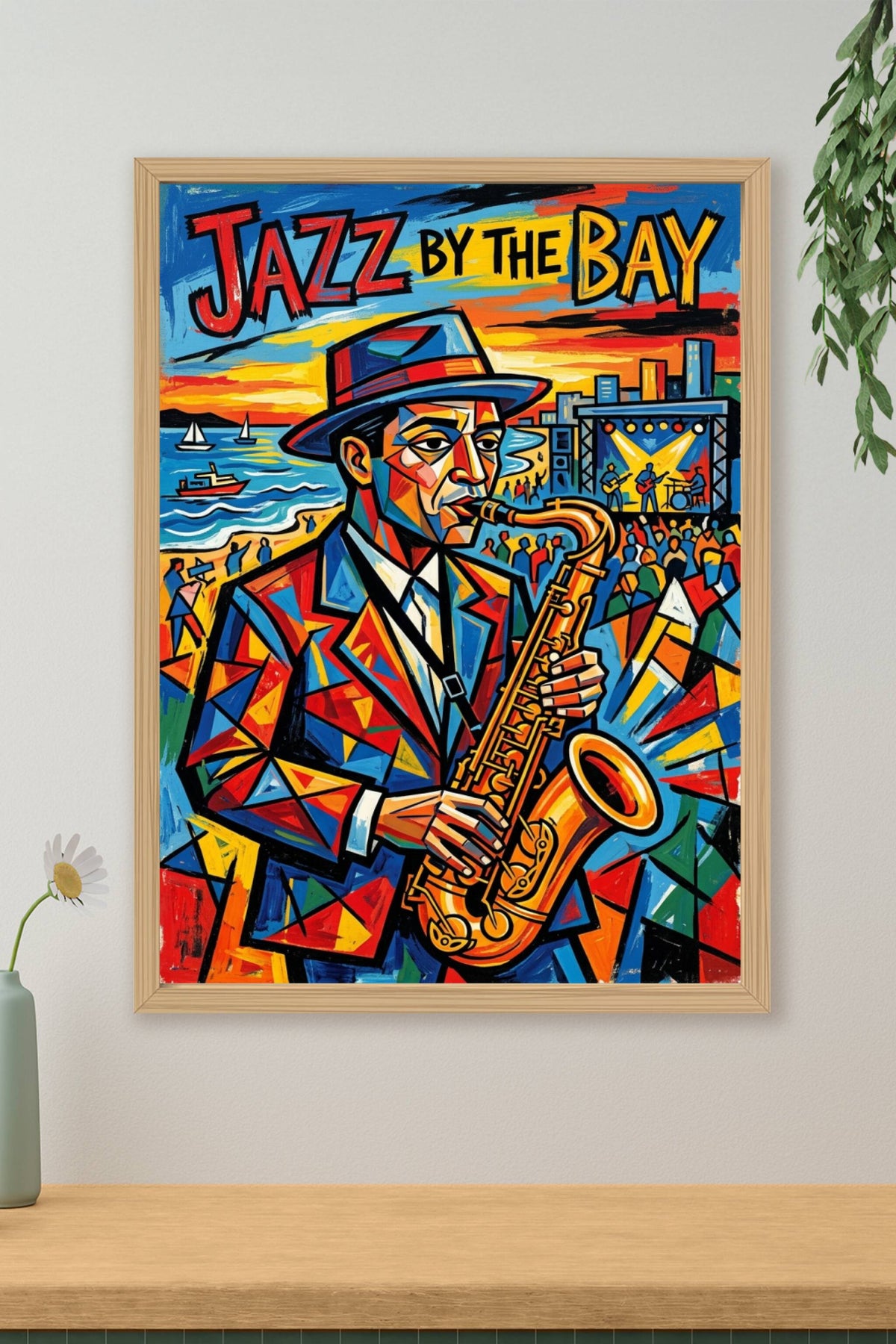 Affiche Jazz by the Bay, poster festival de musique