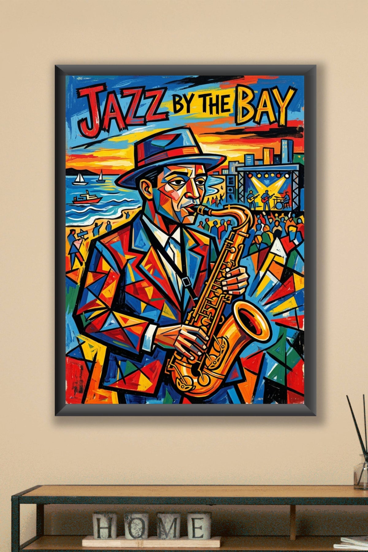 Affiche Jazz by the Bay, poster festival de musique