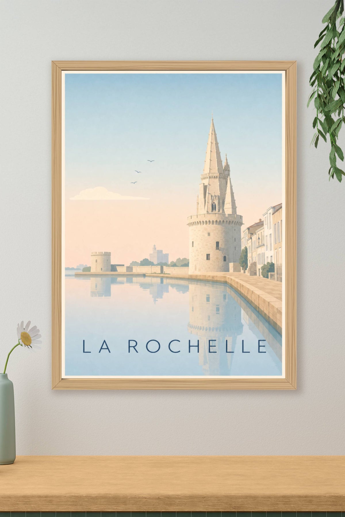 Affiche La Rochelle, poster Tour de la Lanterne