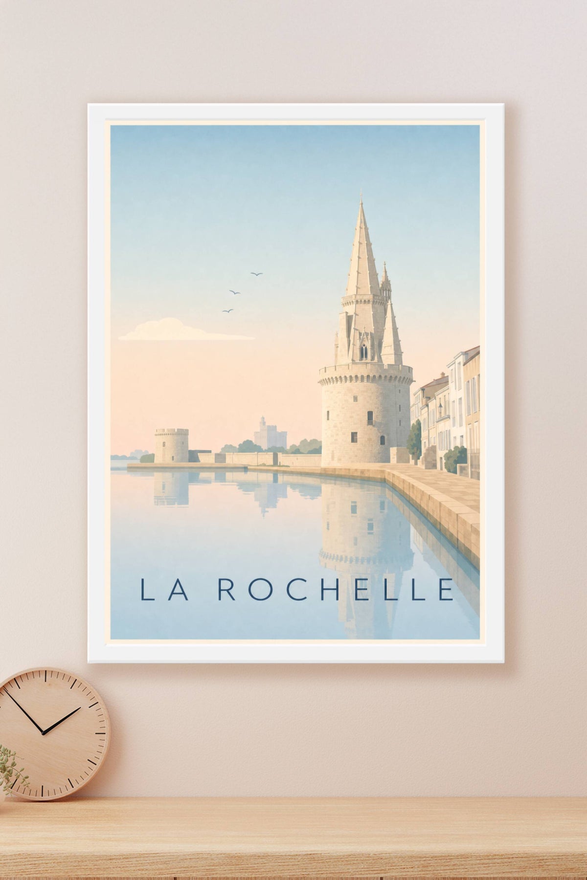 Affiche La Rochelle, poster Tour de la Lanterne