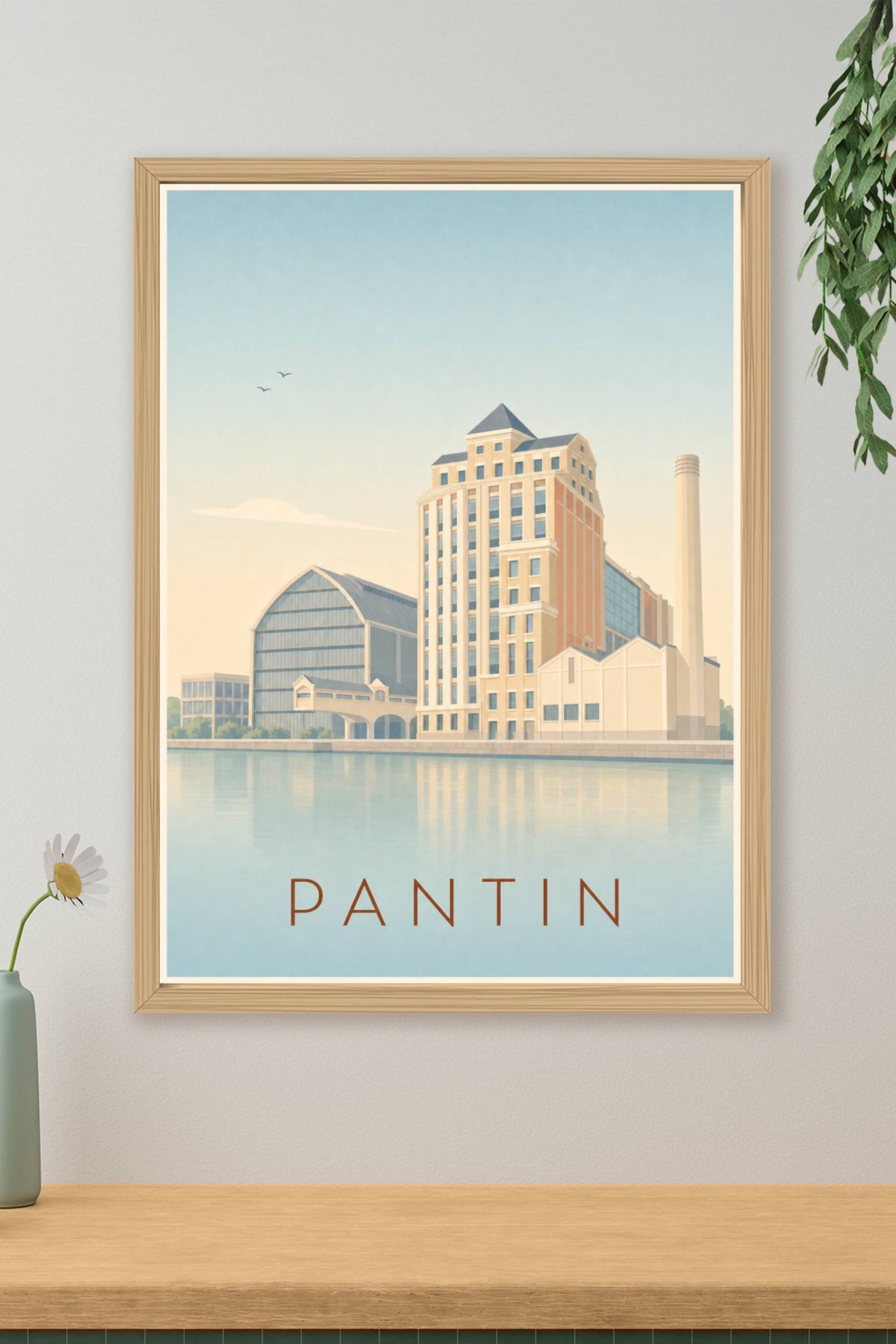 Affiche de Pantin, poster Grands Moulins