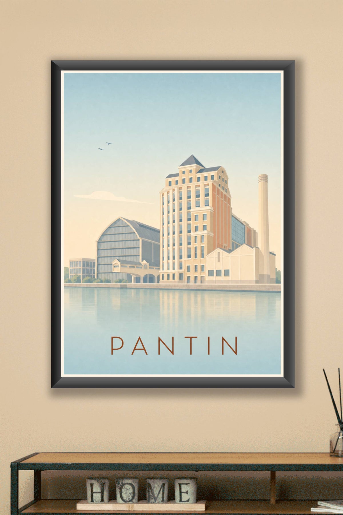 Affiche de Pantin, poster Grands Moulins