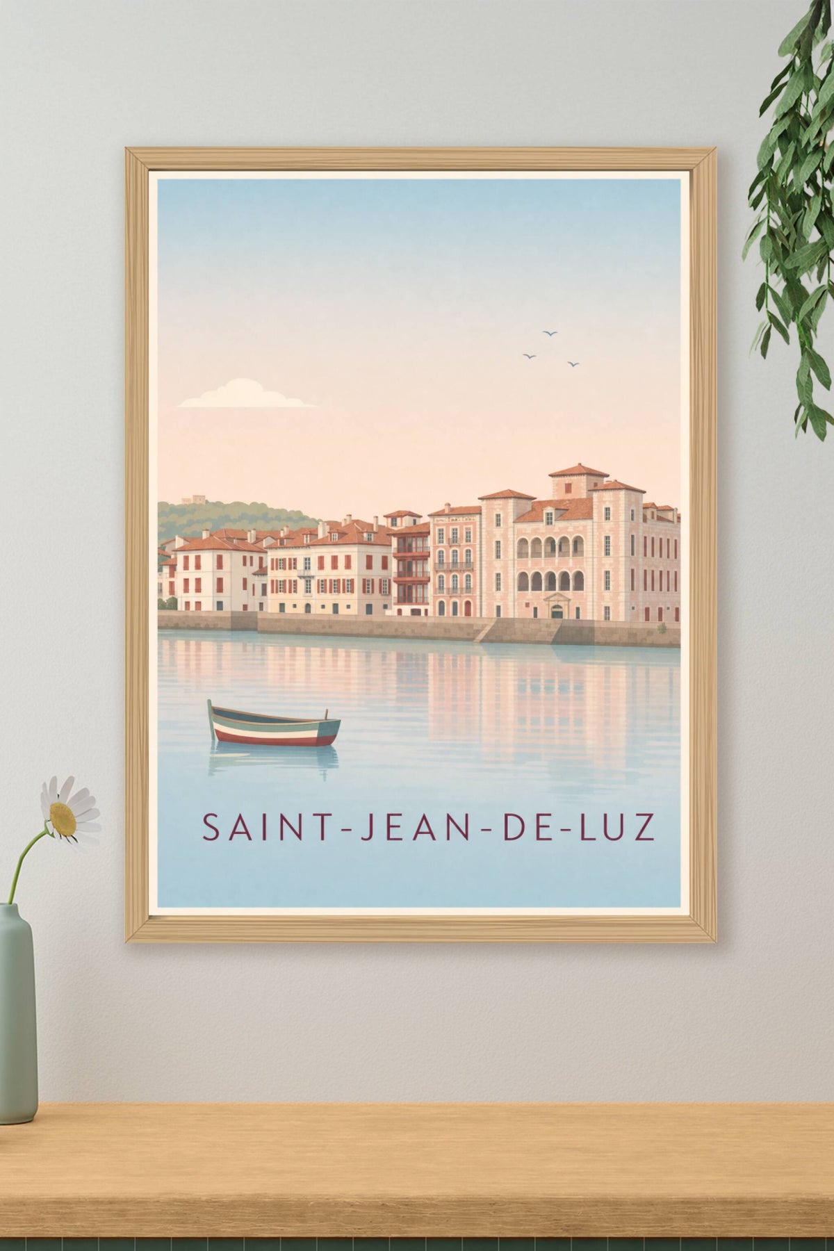 Affiche de Saint-Jean-de-Luz, poster Maison de l'Infante