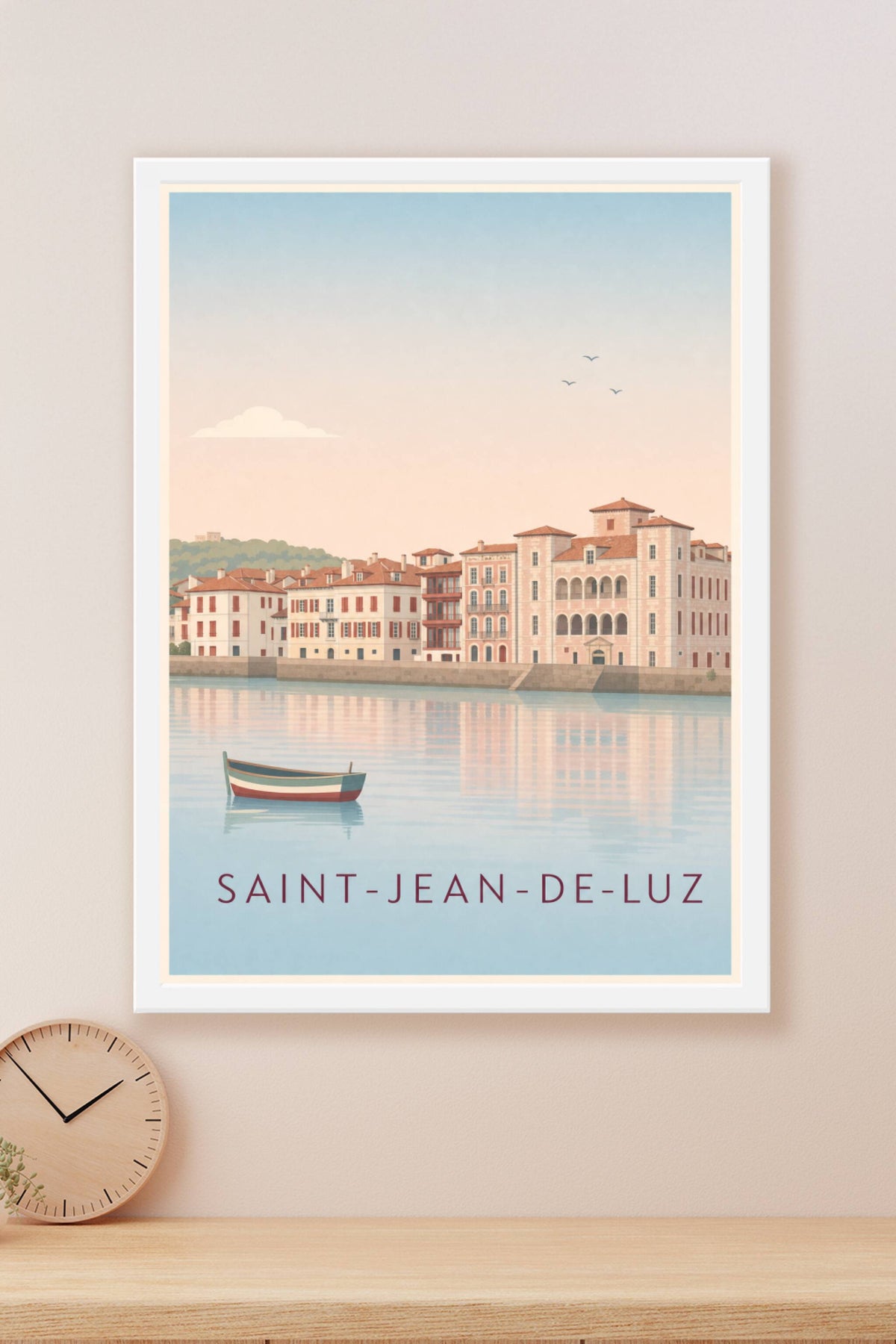 Affiche de Saint-Jean-de-Luz, poster Maison de l'Infante